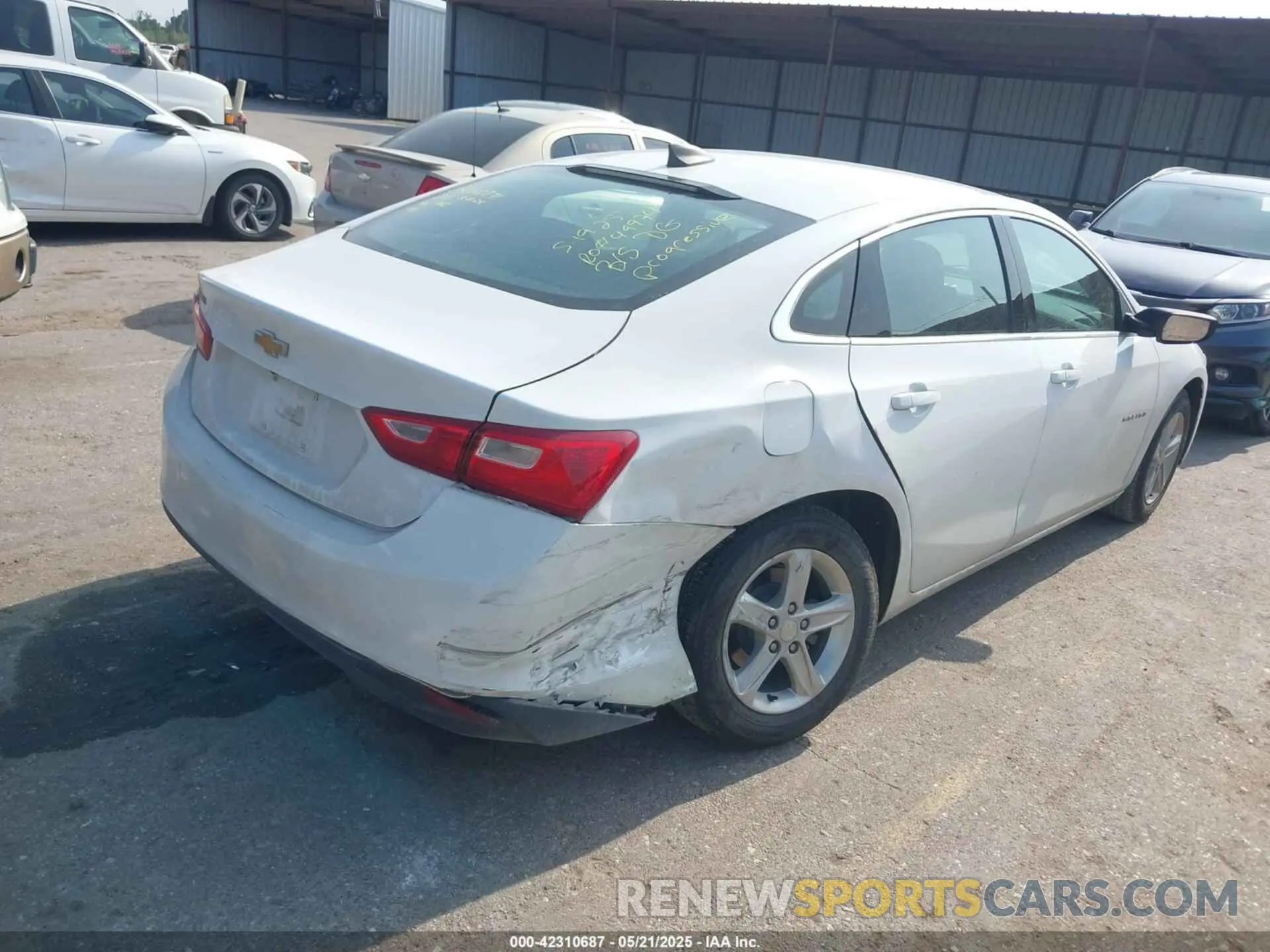 4 Photograph of a damaged car 1G1ZB5ST3LF123467 CHEVROLET MALIBU 2020