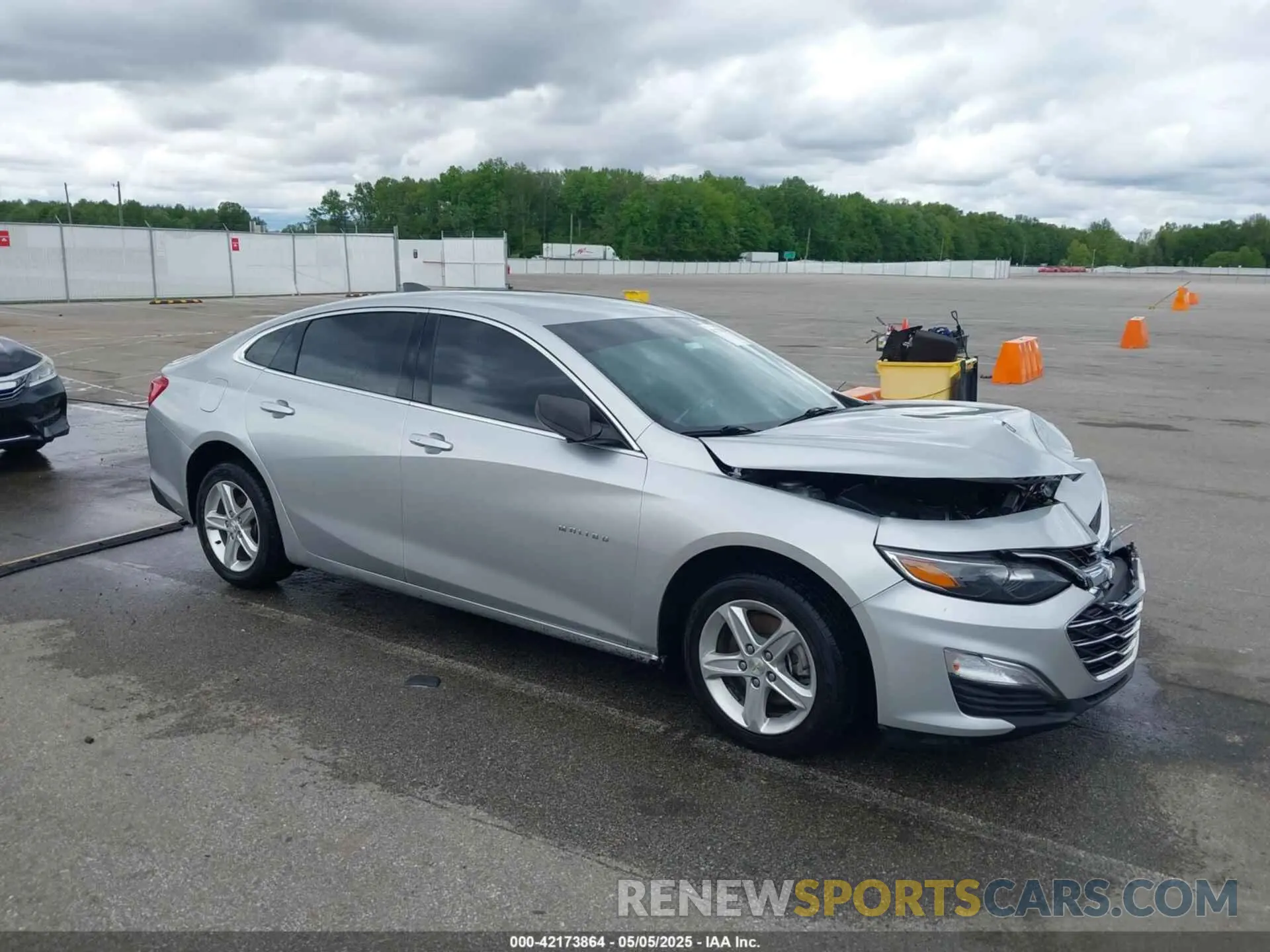 1 Photograph of a damaged car 1G1ZB5ST3LF128684 CHEVROLET MALIBU 2020