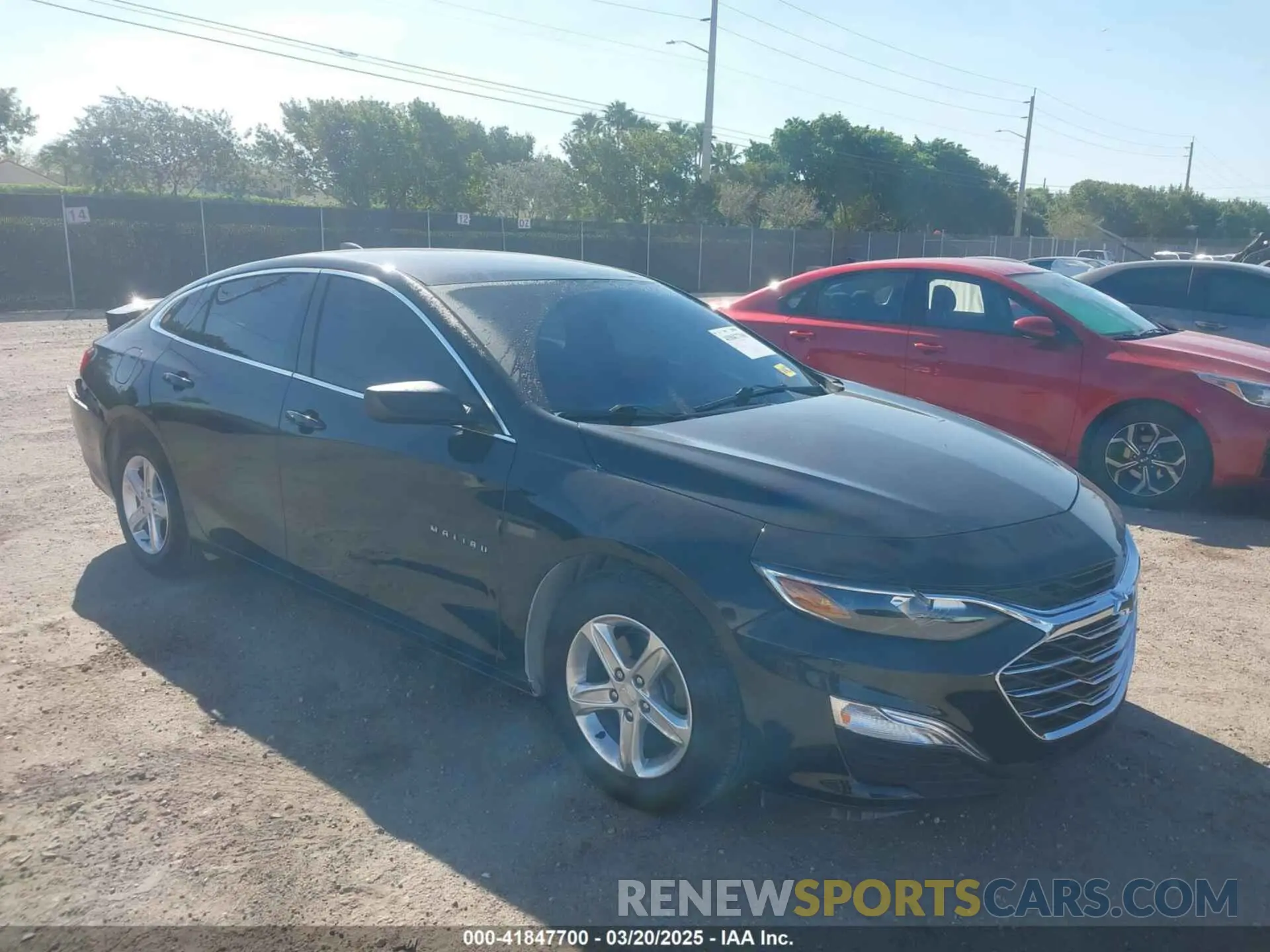 1 Photograph of a damaged car 1G1ZB5ST3LF129219 CHEVROLET MALIBU 2020