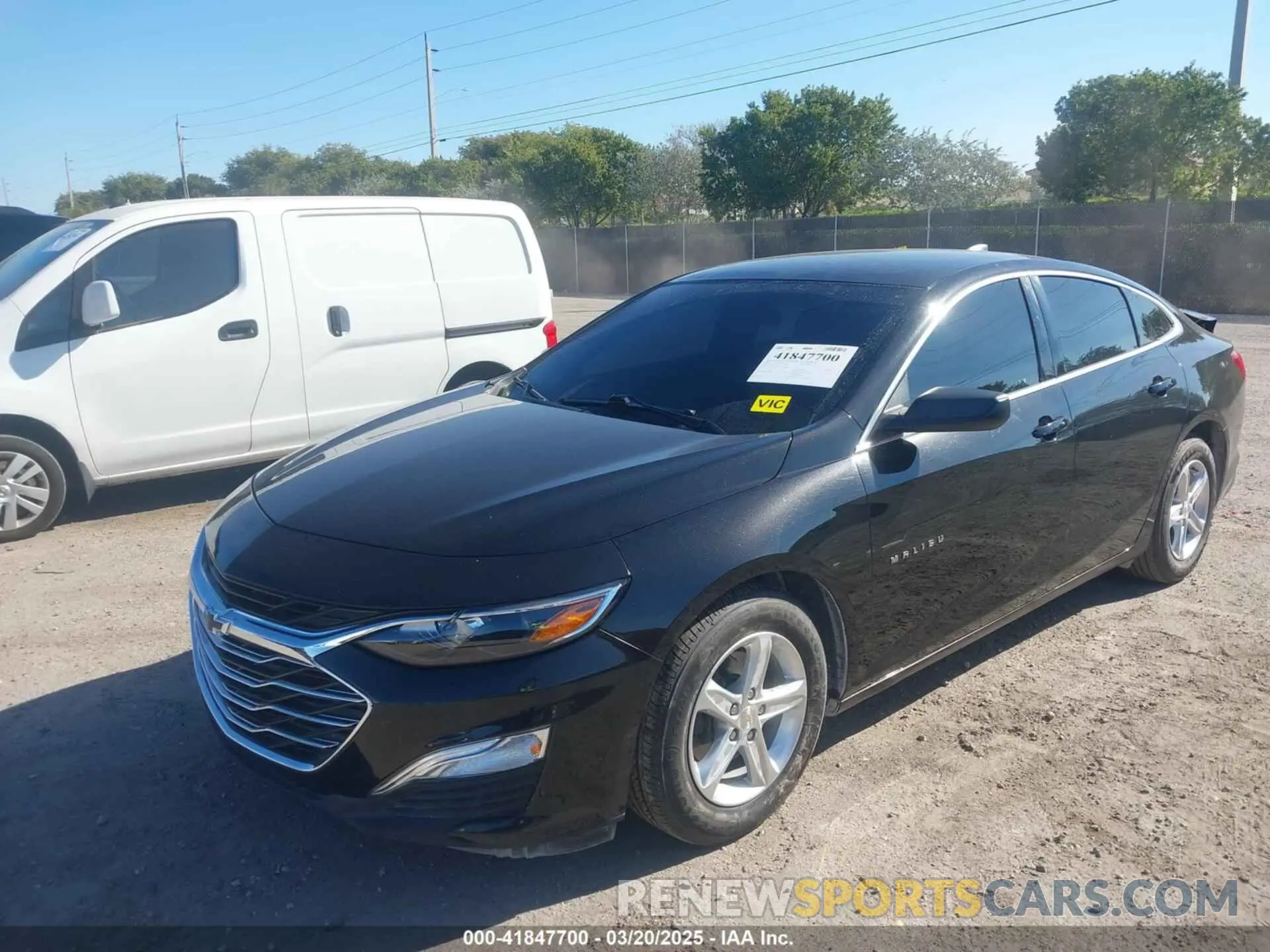 2 Photograph of a damaged car 1G1ZB5ST3LF129219 CHEVROLET MALIBU 2020
