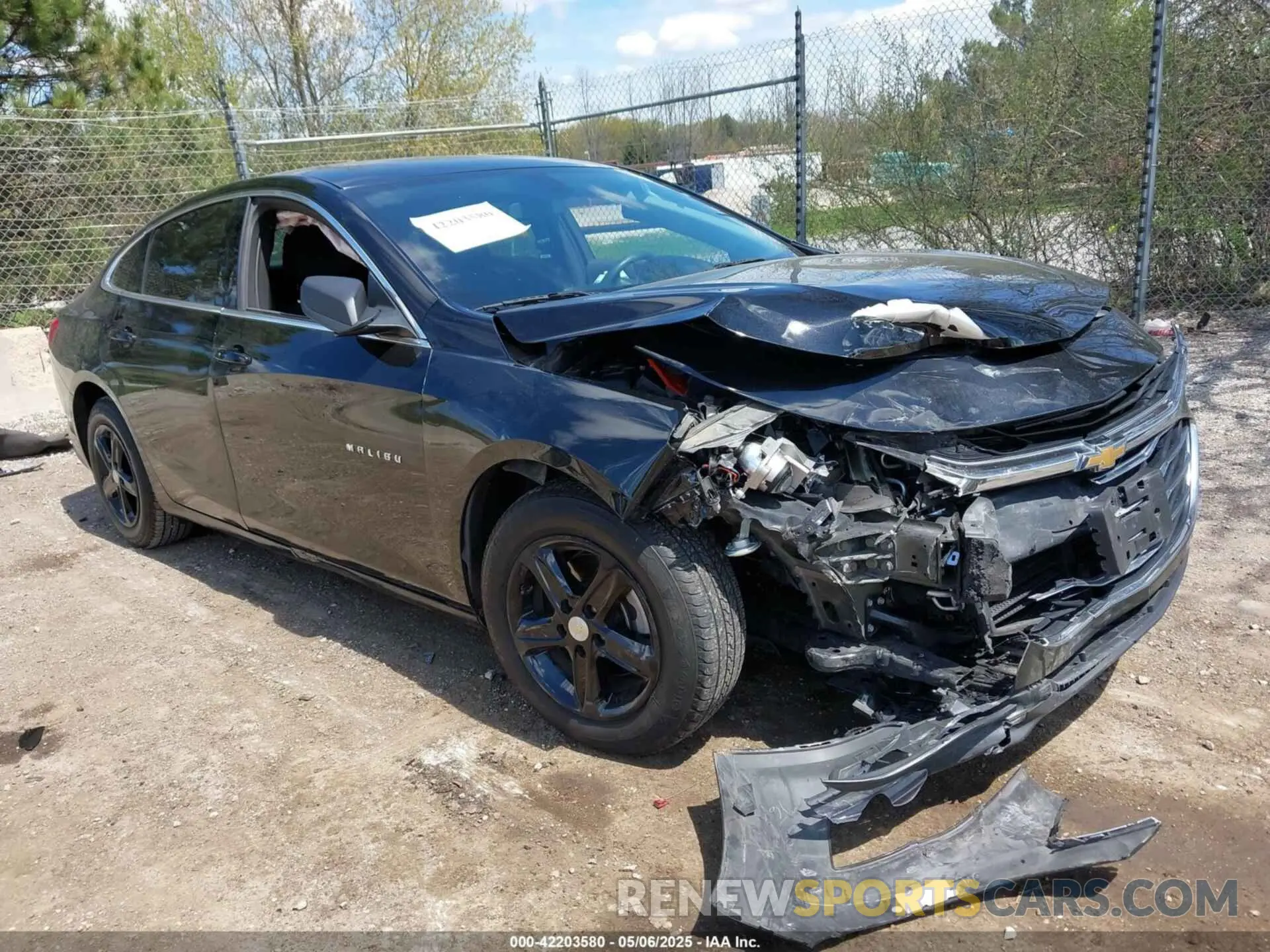 1 Photograph of a damaged car 1G1ZB5ST4LF004326 CHEVROLET MALIBU 2020