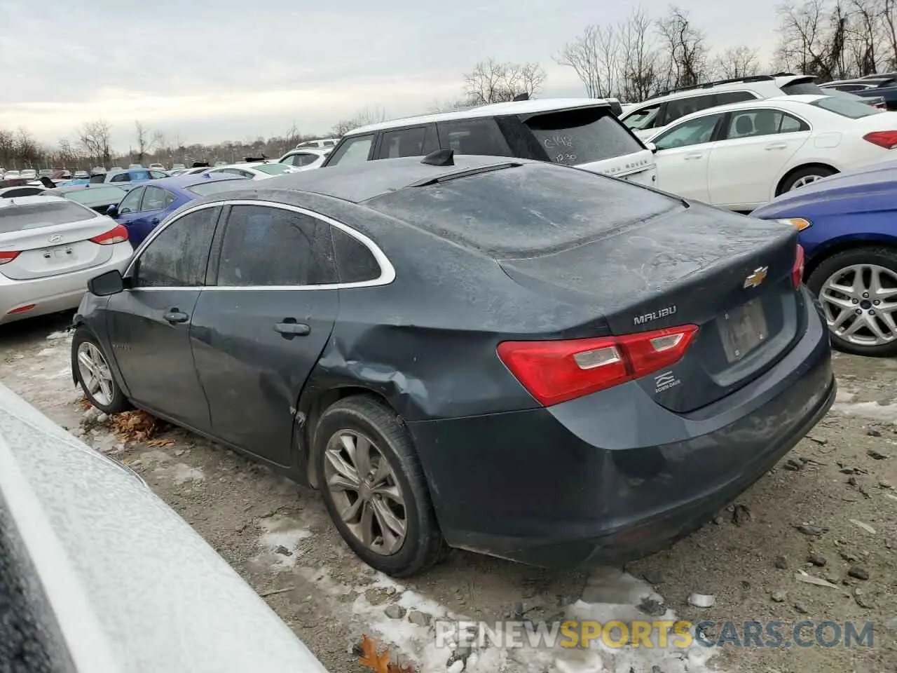2 Photograph of a damaged car 1G1ZB5ST4LF017044 CHEVROLET MALIBU 2020