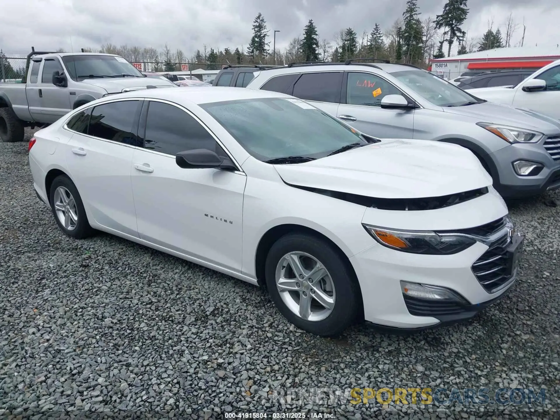1 Photograph of a damaged car 1G1ZB5ST4LF080967 CHEVROLET MALIBU 2020