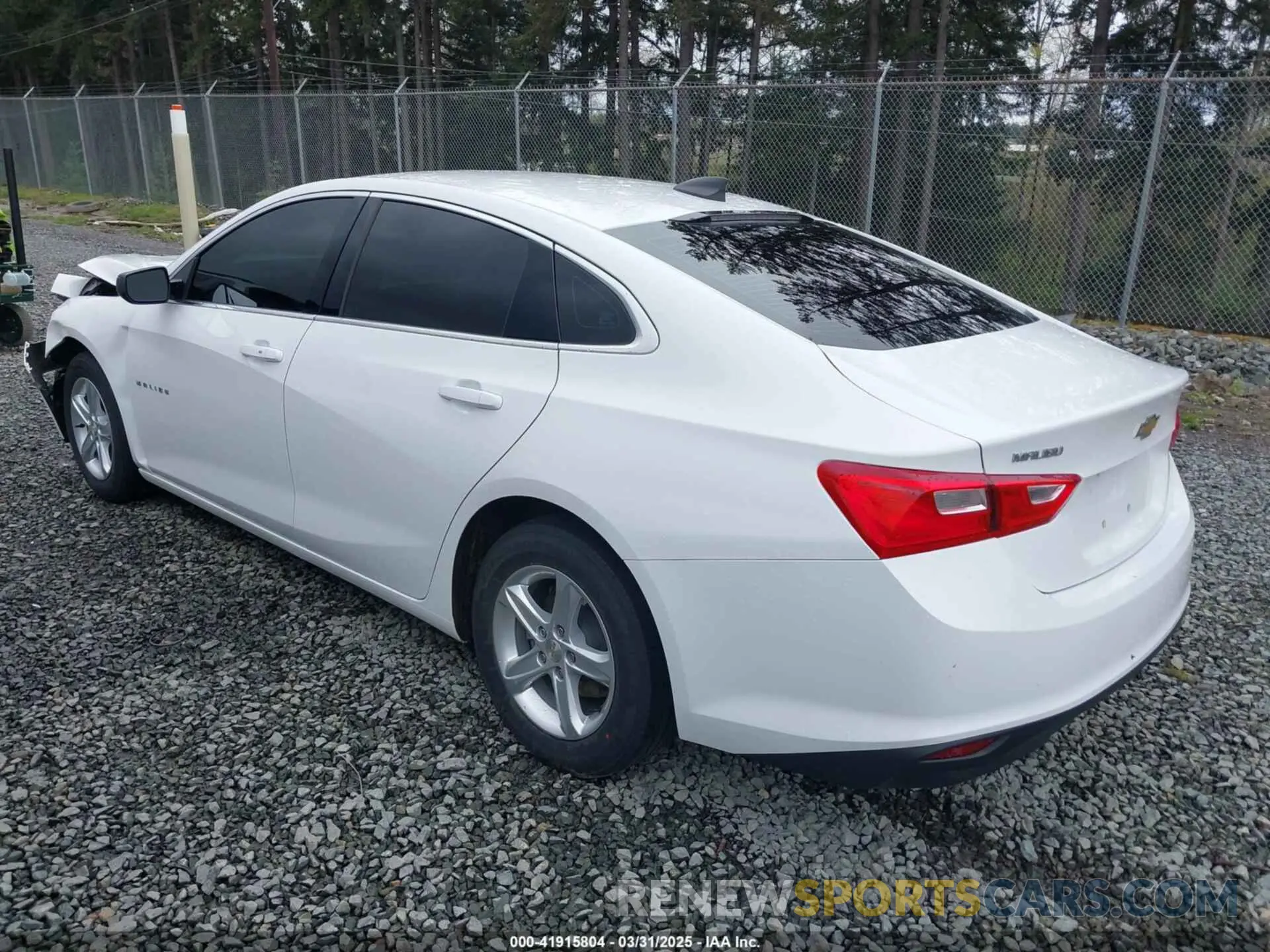 3 Photograph of a damaged car 1G1ZB5ST4LF080967 CHEVROLET MALIBU 2020