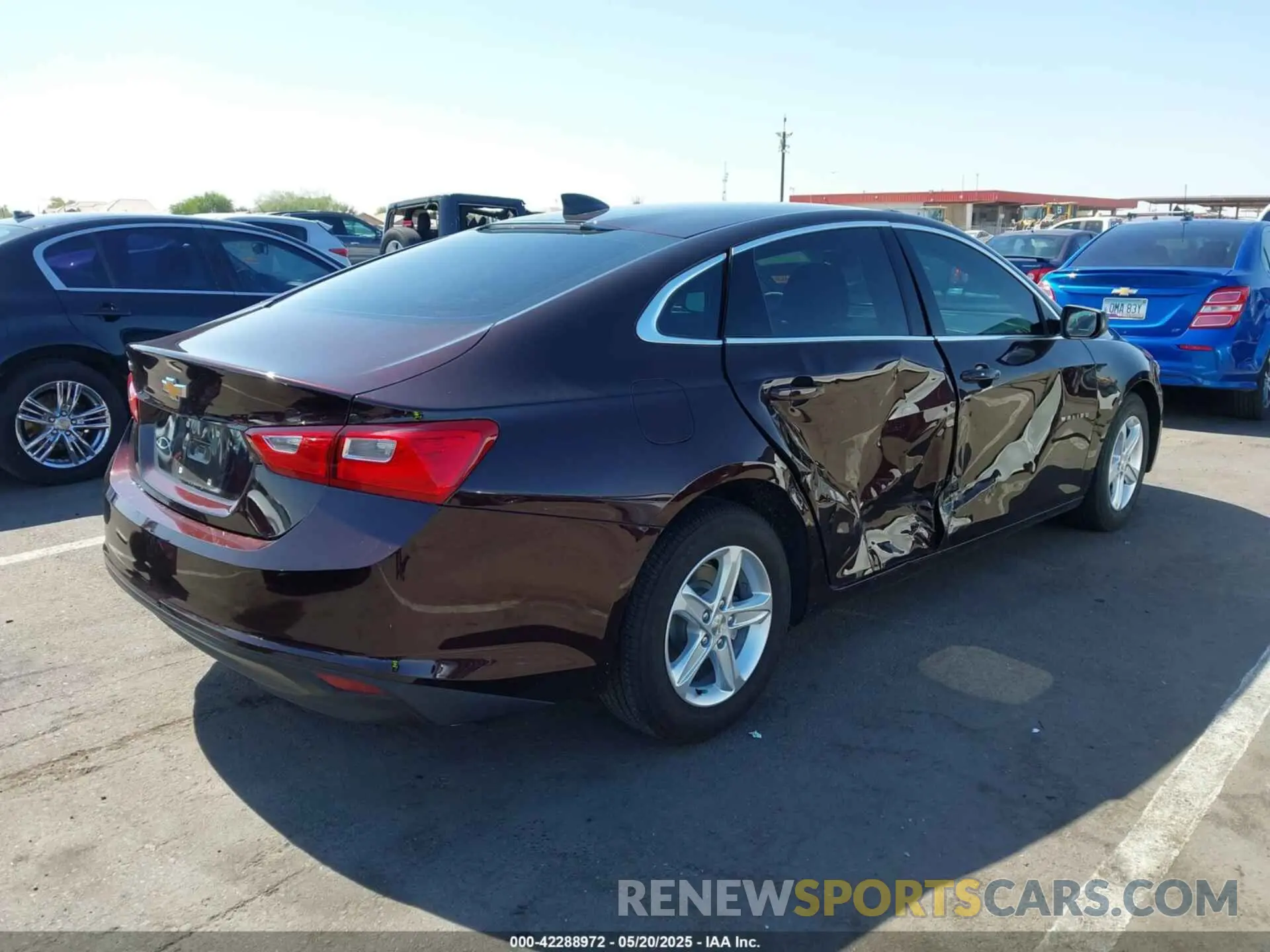 4 Photograph of a damaged car 1G1ZB5ST4LF114194 CHEVROLET MALIBU 2020