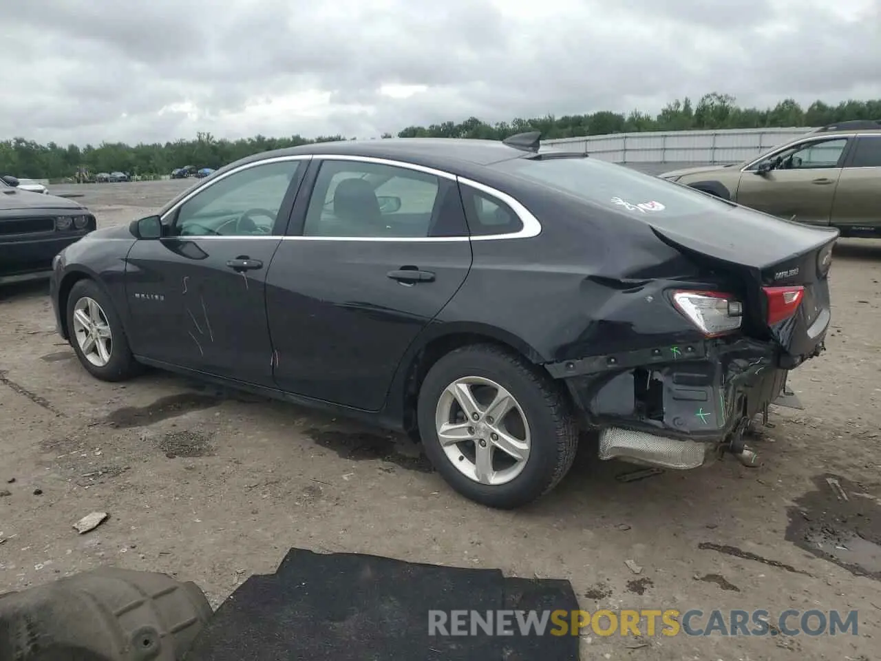 2 Photograph of a damaged car 1G1ZB5ST4LF129763 CHEVROLET MALIBU 2020