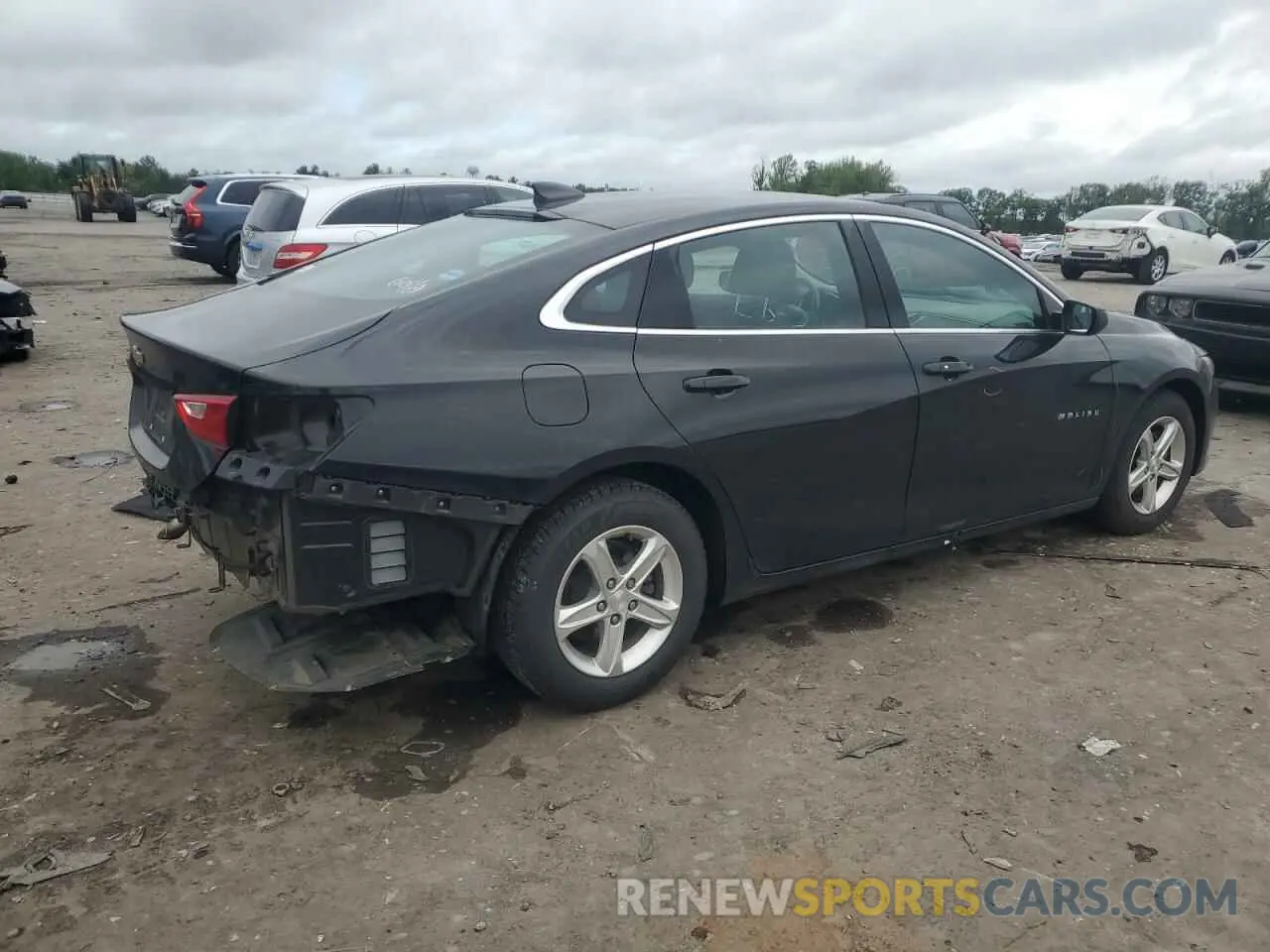 3 Photograph of a damaged car 1G1ZB5ST4LF129763 CHEVROLET MALIBU 2020