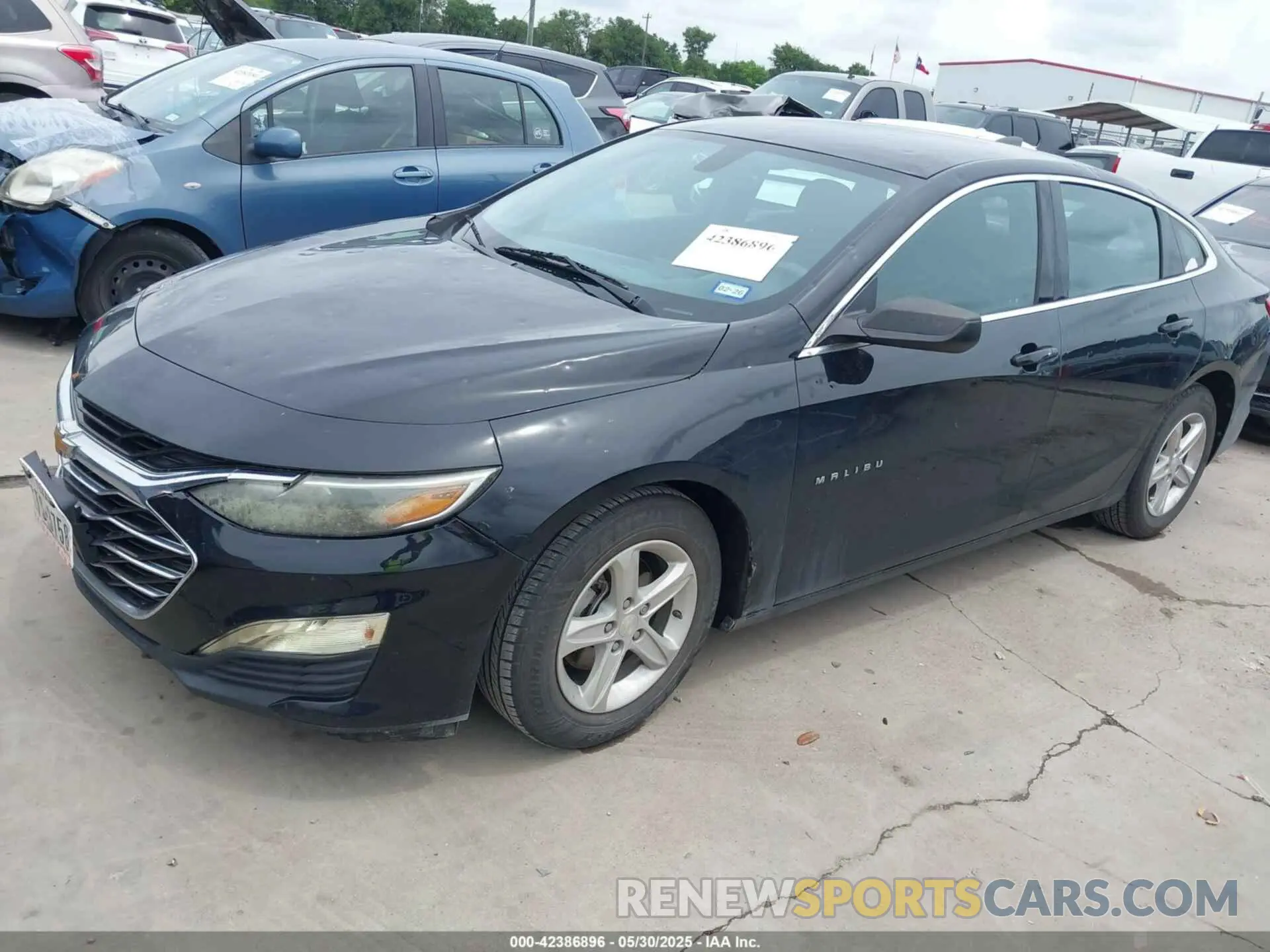 2 Photograph of a damaged car 1G1ZB5ST4LF131299 CHEVROLET MALIBU 2020