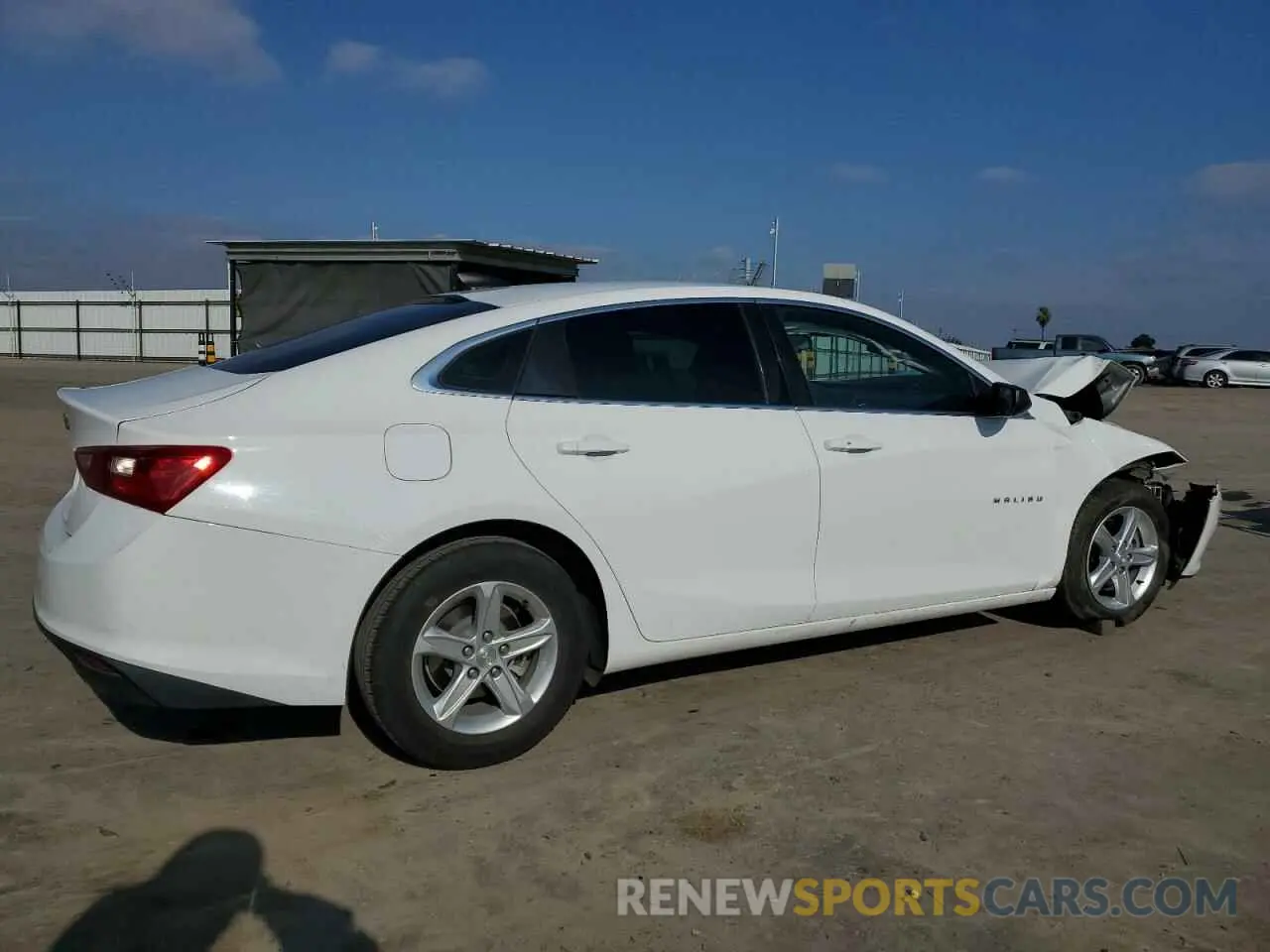 3 Photograph of a damaged car 1G1ZB5ST4LF134932 CHEVROLET MALIBU 2020