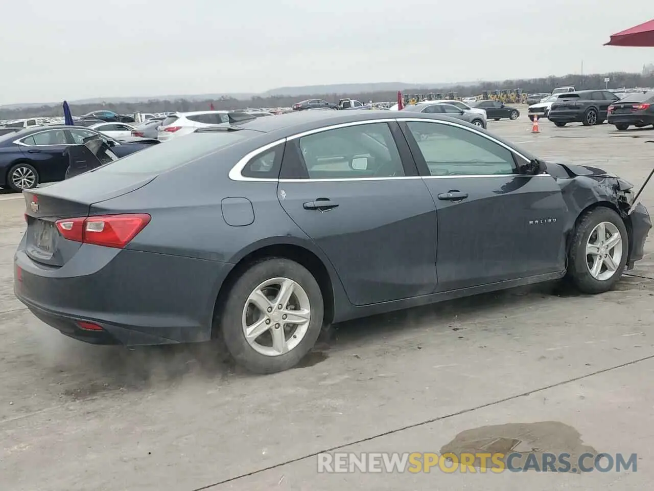 3 Photograph of a damaged car 1G1ZB5ST4LF136924 CHEVROLET MALIBU 2020