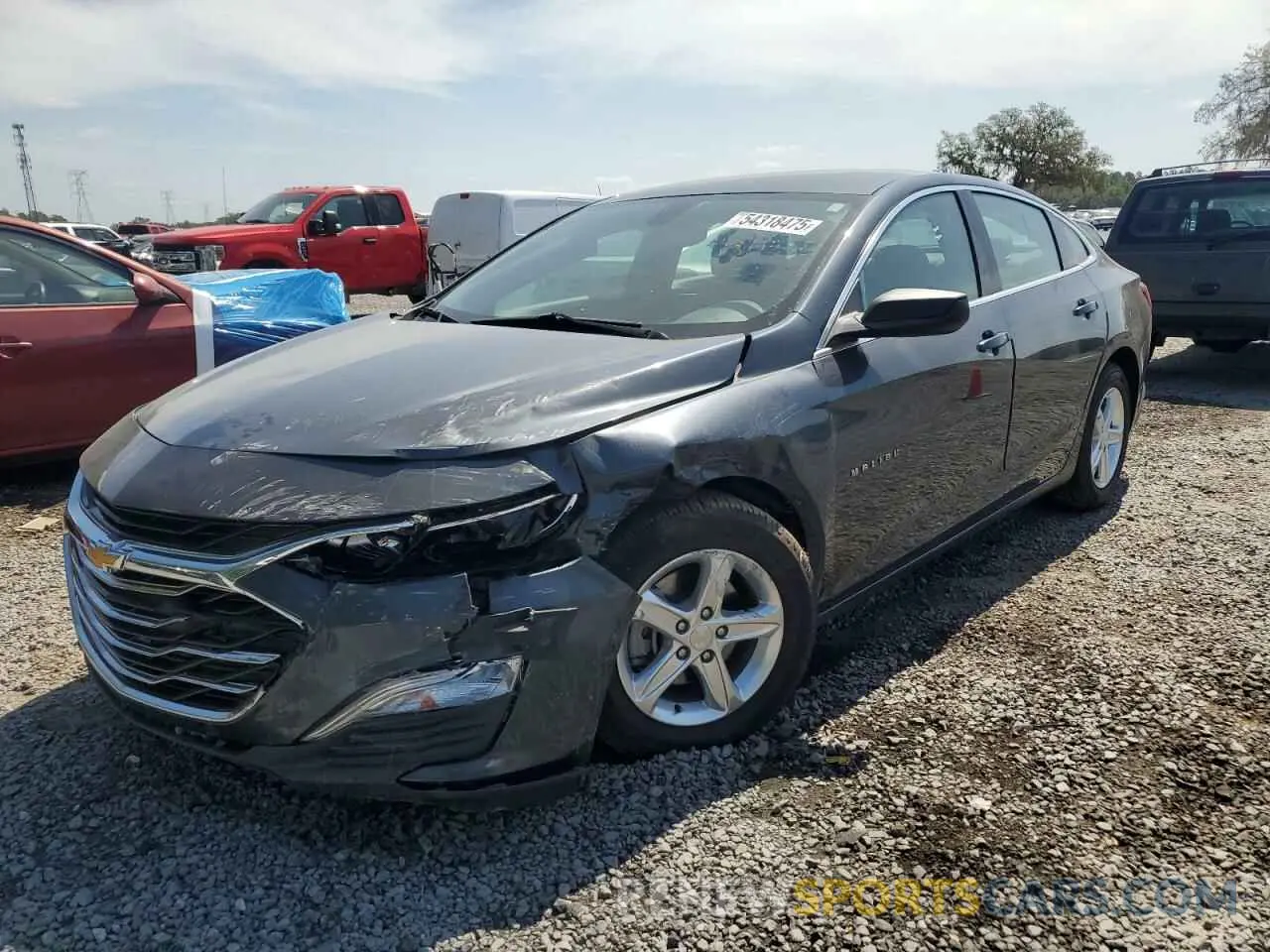 1 Photograph of a damaged car 1G1ZB5ST4LF137460 CHEVROLET MALIBU 2020