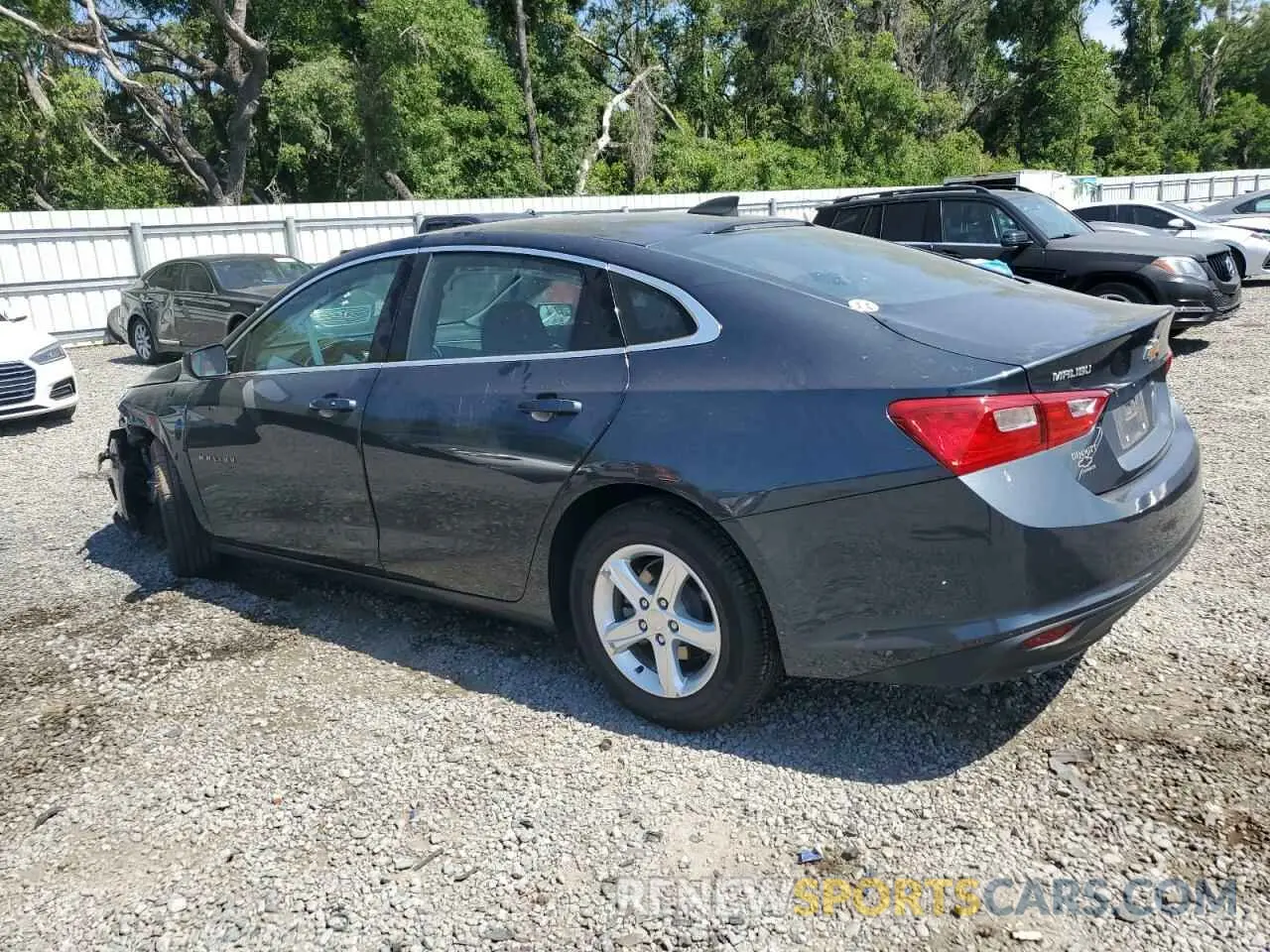 2 Photograph of a damaged car 1G1ZB5ST4LF137460 CHEVROLET MALIBU 2020