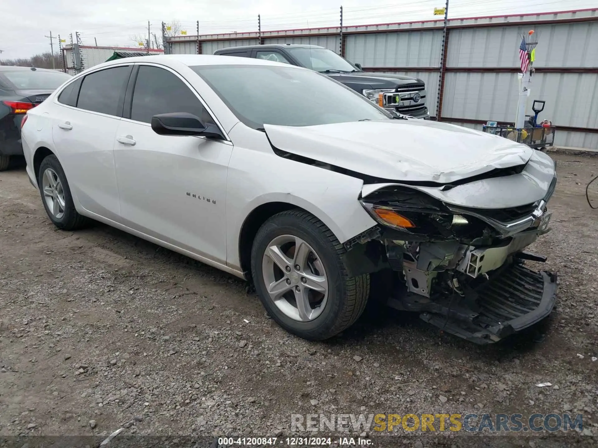 1 Photograph of a damaged car 1G1ZB5ST5LF000852 CHEVROLET MALIBU 2020