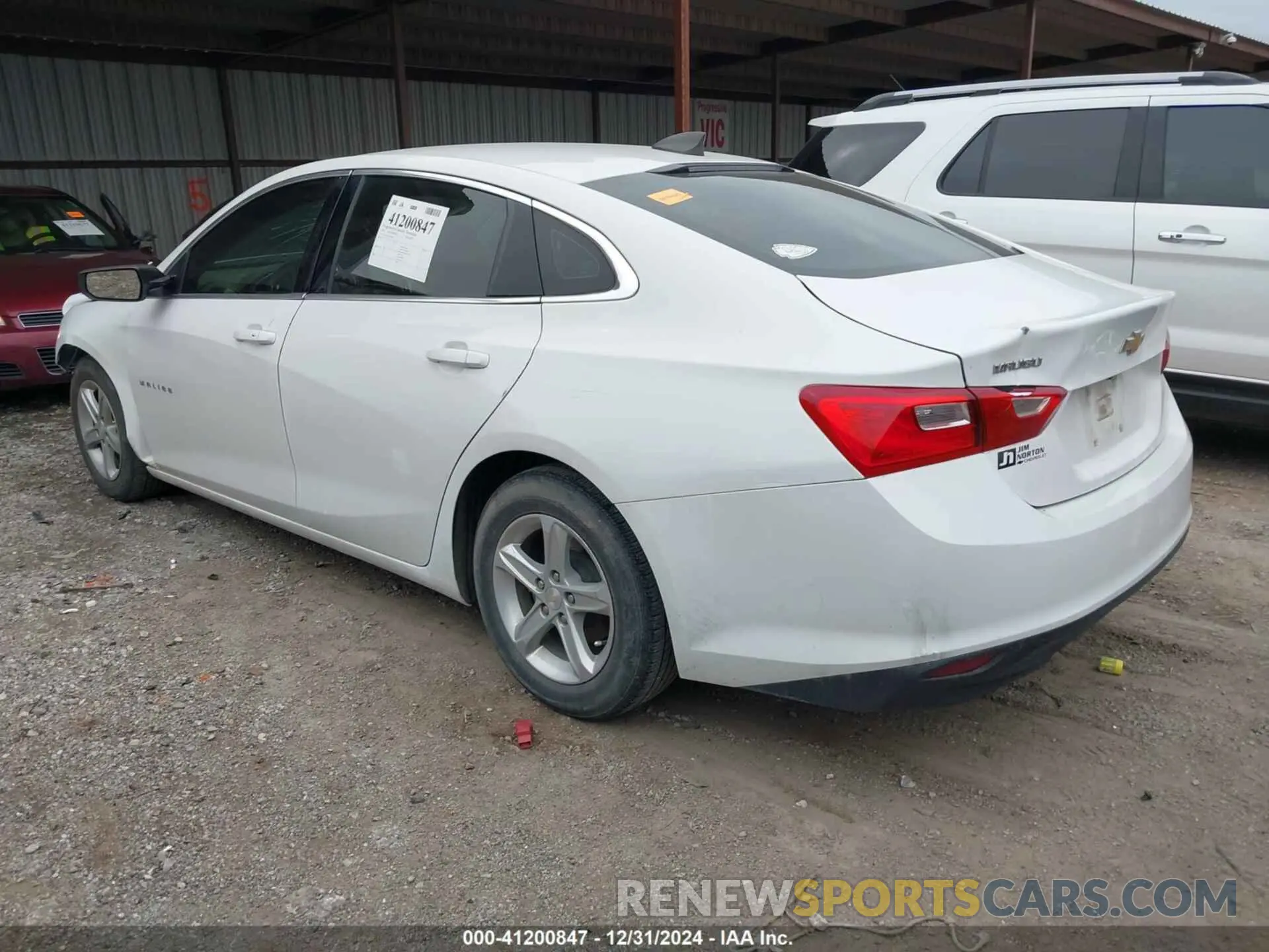 3 Photograph of a damaged car 1G1ZB5ST5LF000852 CHEVROLET MALIBU 2020