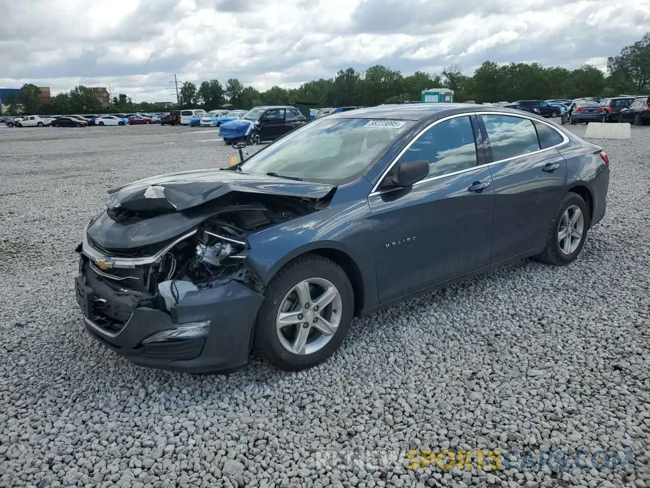 1 Photograph of a damaged car 1G1ZB5ST5LF003265 CHEVROLET MALIBU 2020