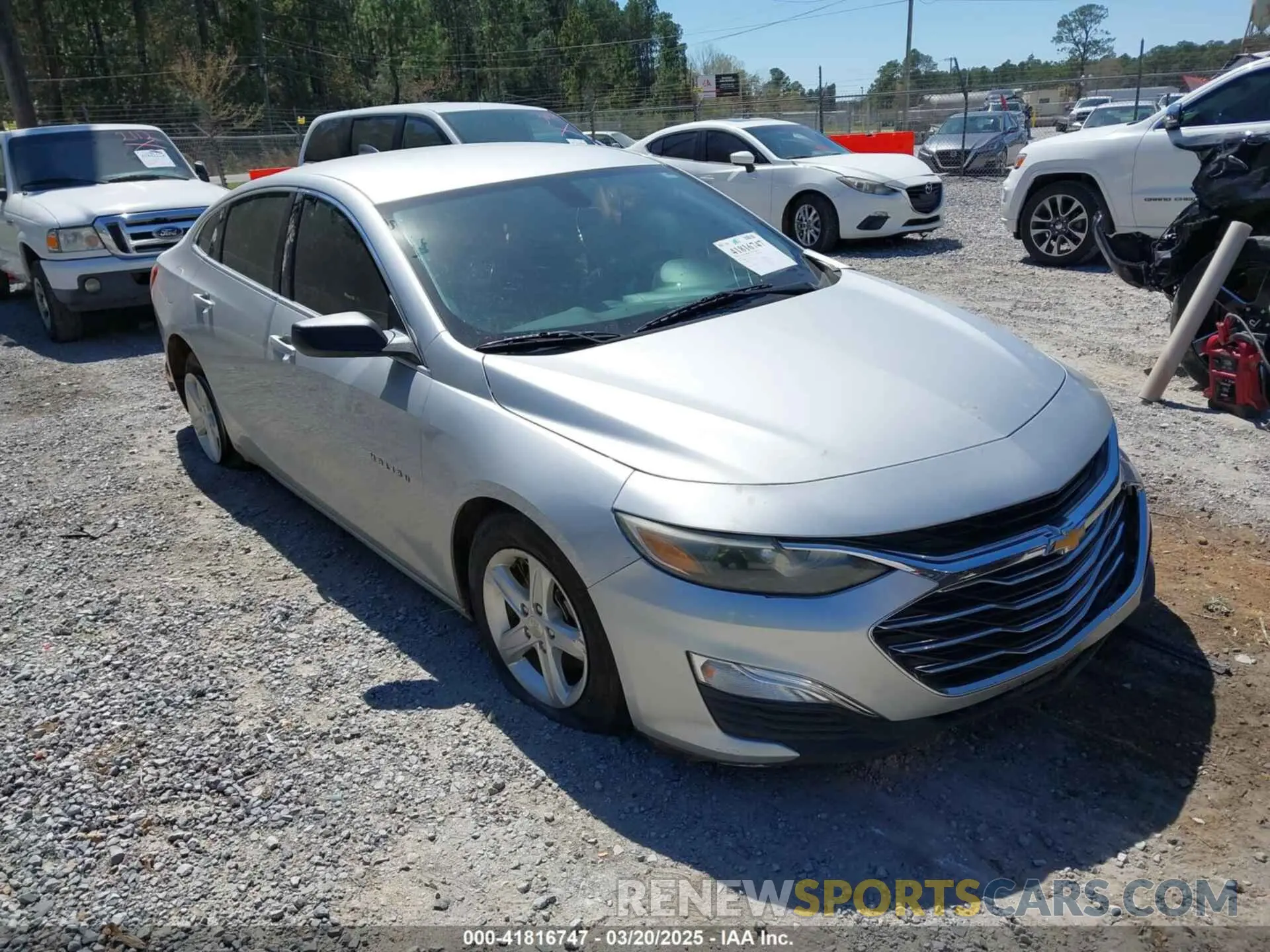 1 Photograph of a damaged car 1G1ZB5ST5LF011320 CHEVROLET MALIBU 2020