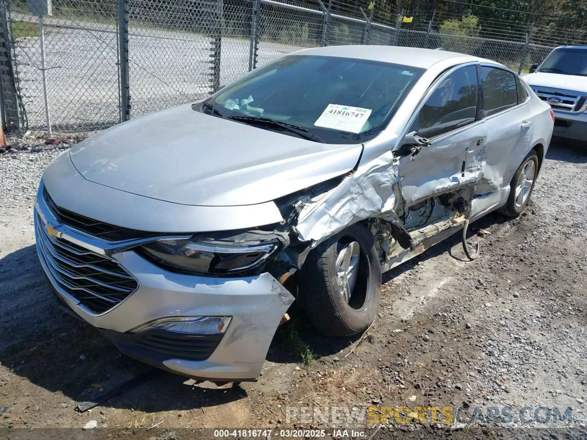 2 Photograph of a damaged car 1G1ZB5ST5LF011320 CHEVROLET MALIBU 2020