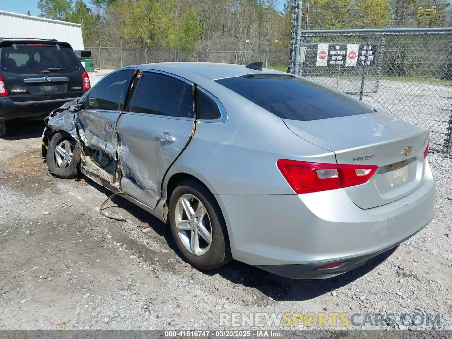 3 Photograph of a damaged car 1G1ZB5ST5LF011320 CHEVROLET MALIBU 2020