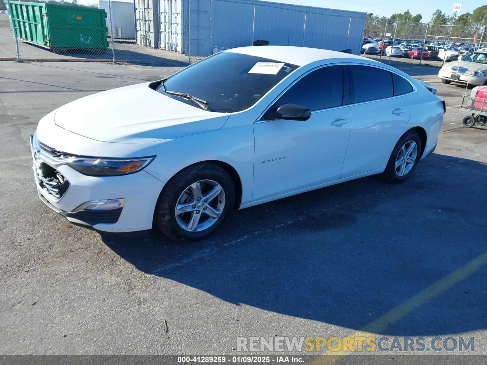 2 Photograph of a damaged car 1G1ZB5ST5LF018946 CHEVROLET MALIBU 2020