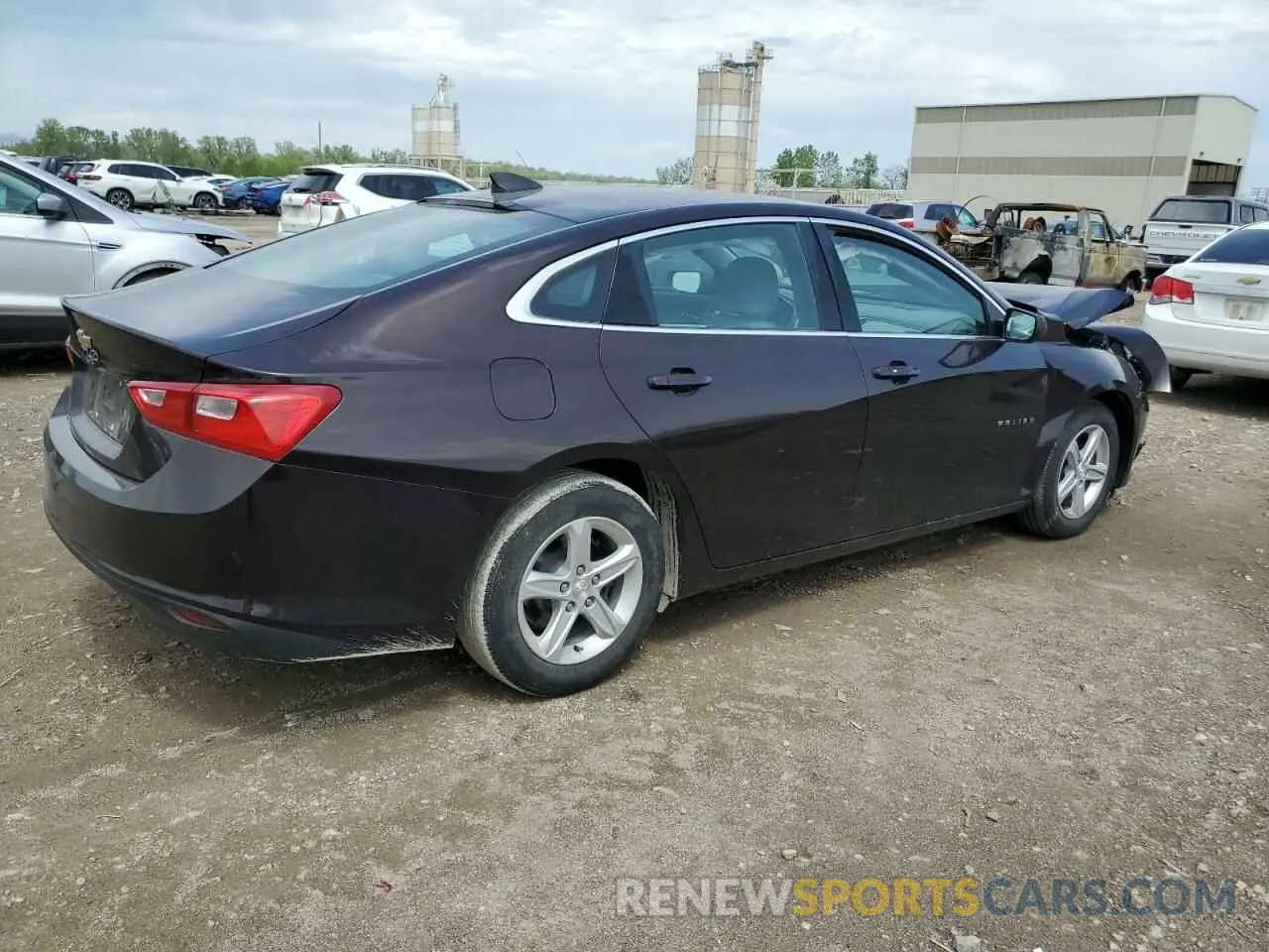 3 Photograph of a damaged car 1G1ZB5ST5LF028134 CHEVROLET MALIBU 2020
