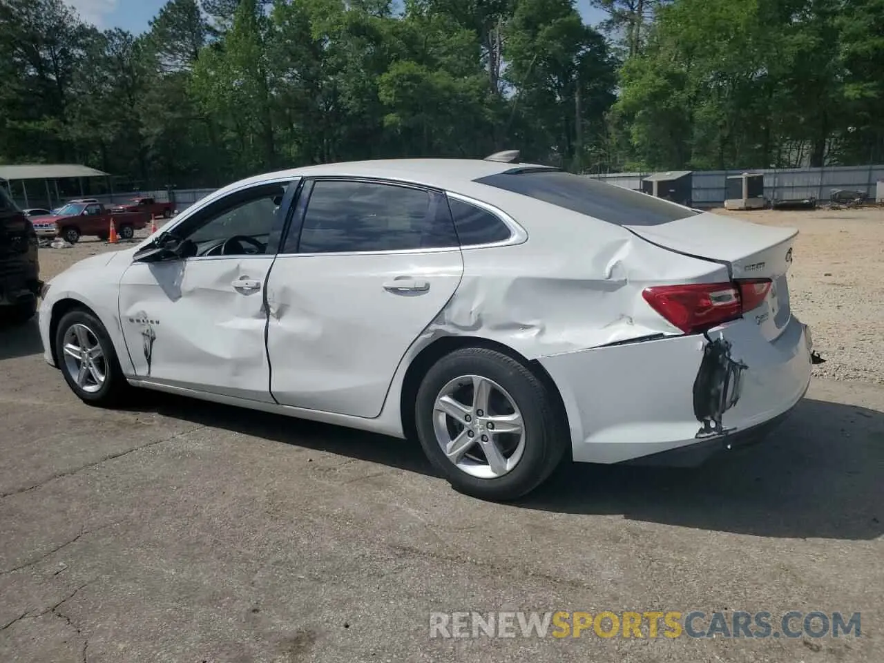 2 Photograph of a damaged car 1G1ZB5ST5LF120828 CHEVROLET MALIBU 2020