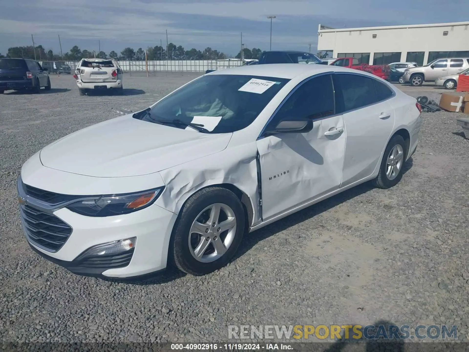 2 Photograph of a damaged car 1G1ZB5ST5LF154414 CHEVROLET MALIBU 2020