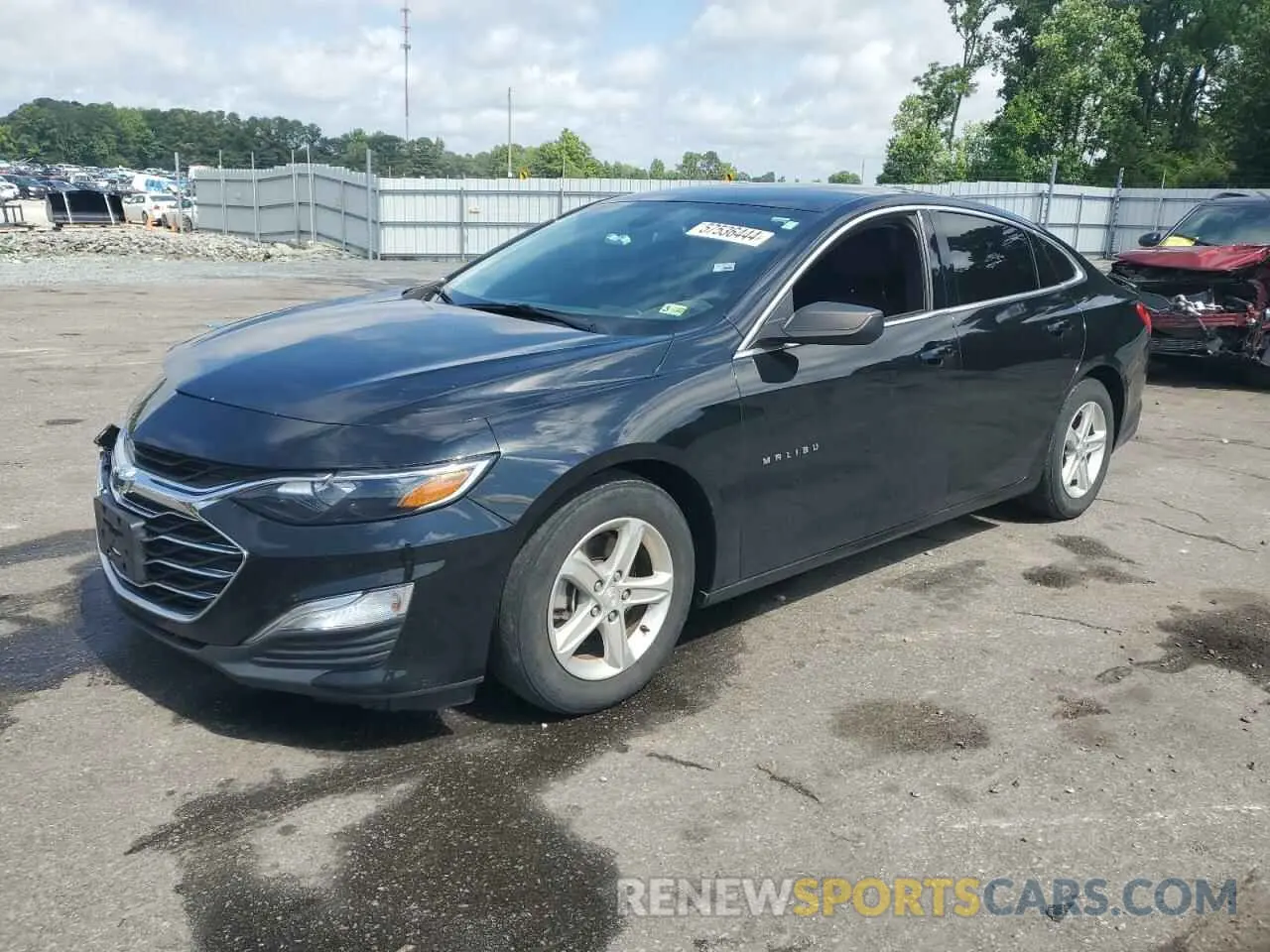 1 Photograph of a damaged car 1G1ZB5ST5LF156857 CHEVROLET MALIBU 2020