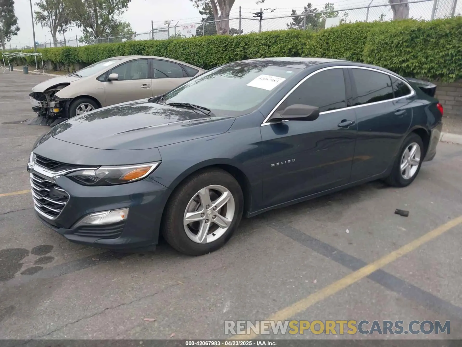 2 Photograph of a damaged car 1G1ZB5ST6LF026134 CHEVROLET MALIBU 2020
