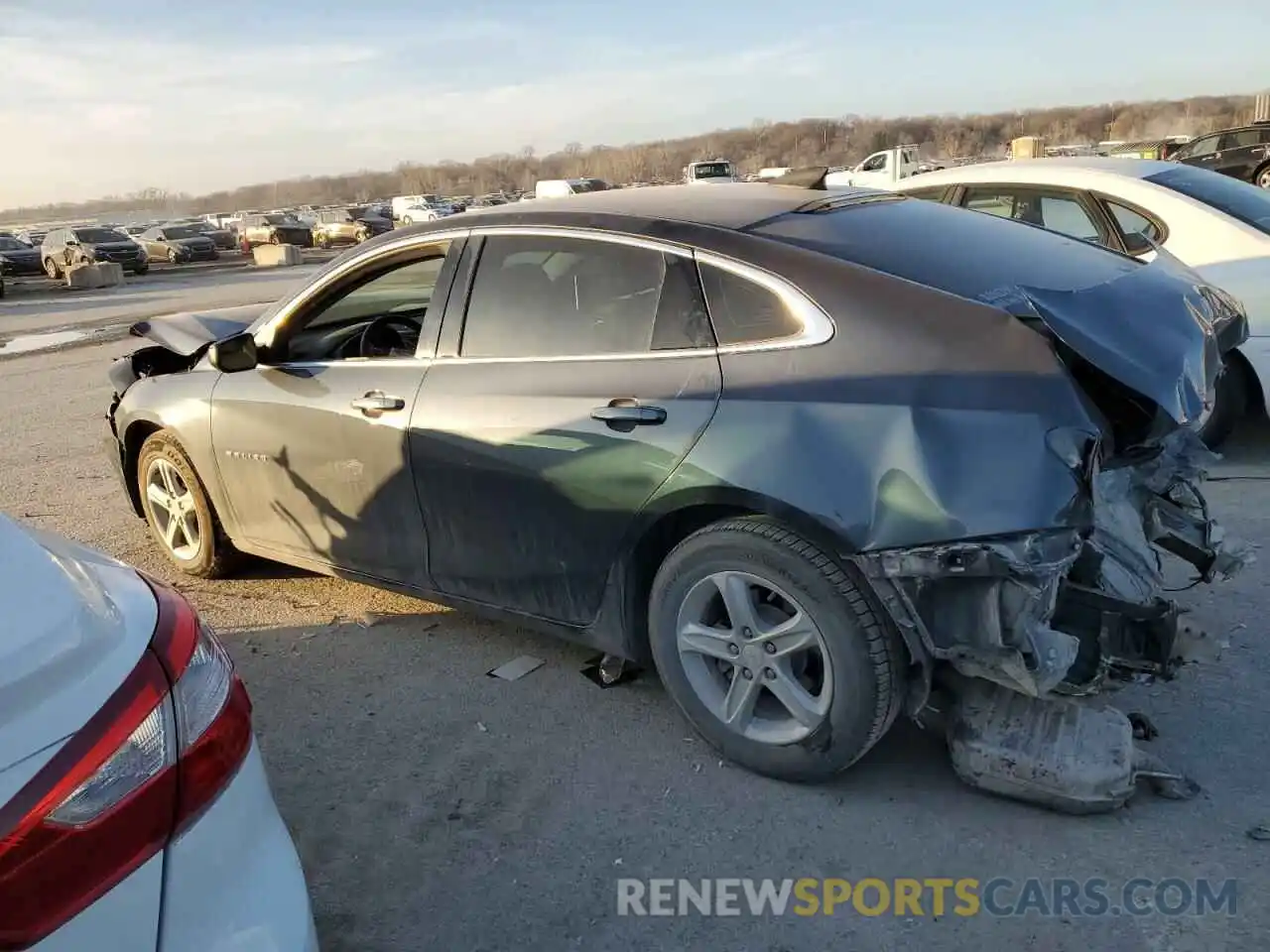 2 Photograph of a damaged car 1G1ZB5ST6LF079383 CHEVROLET MALIBU 2020