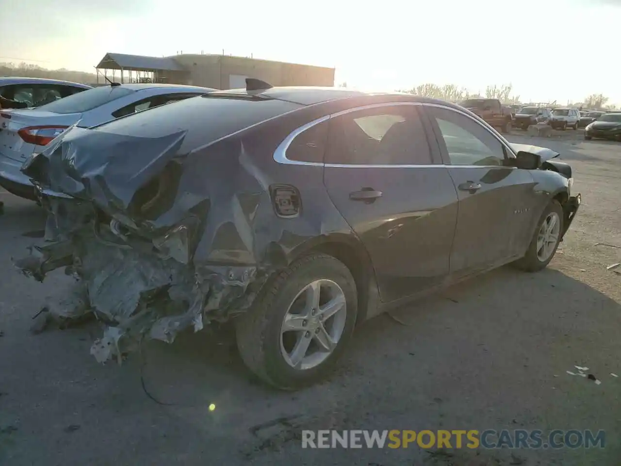 3 Photograph of a damaged car 1G1ZB5ST6LF079383 CHEVROLET MALIBU 2020