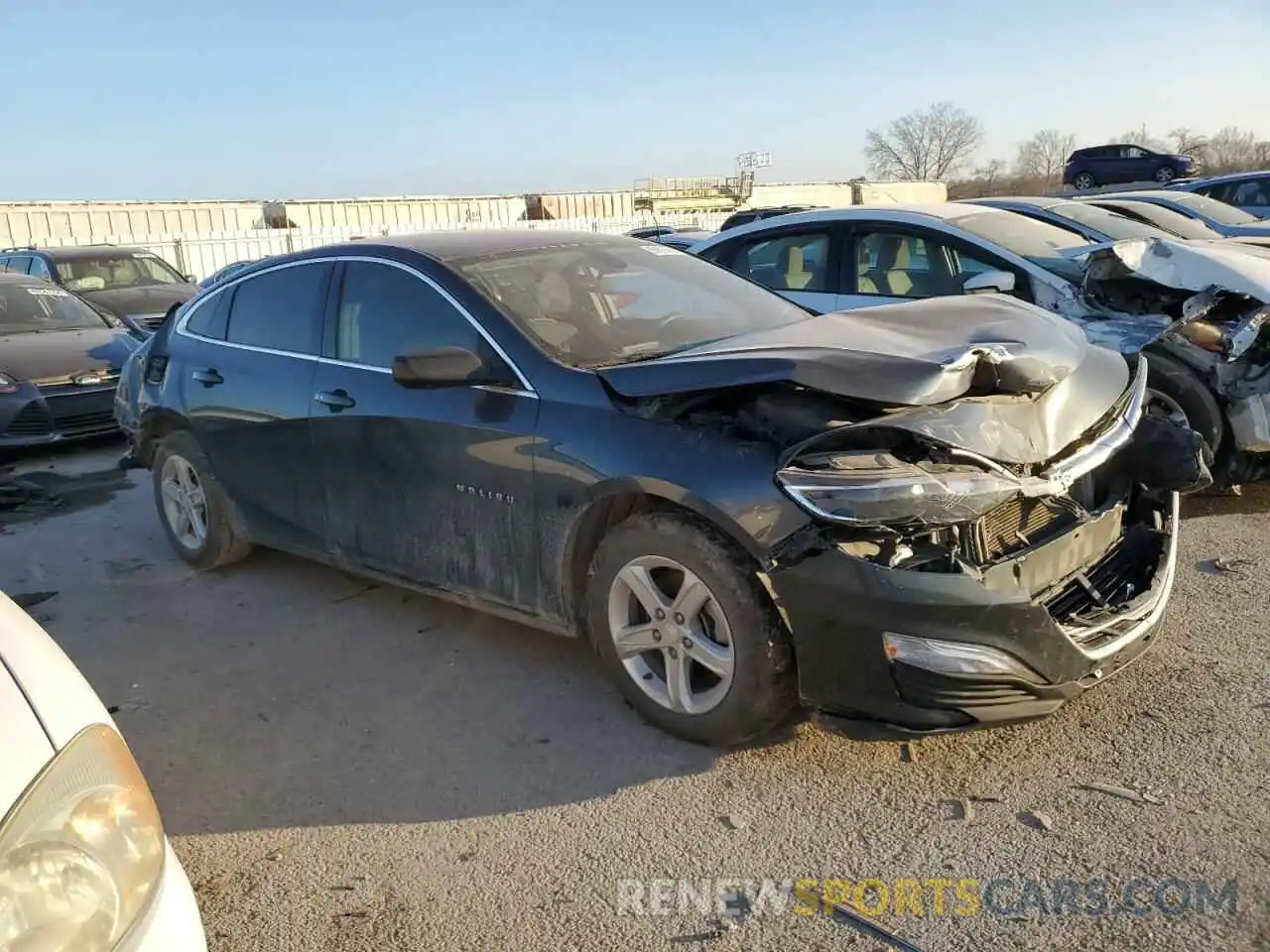 4 Photograph of a damaged car 1G1ZB5ST6LF079383 CHEVROLET MALIBU 2020