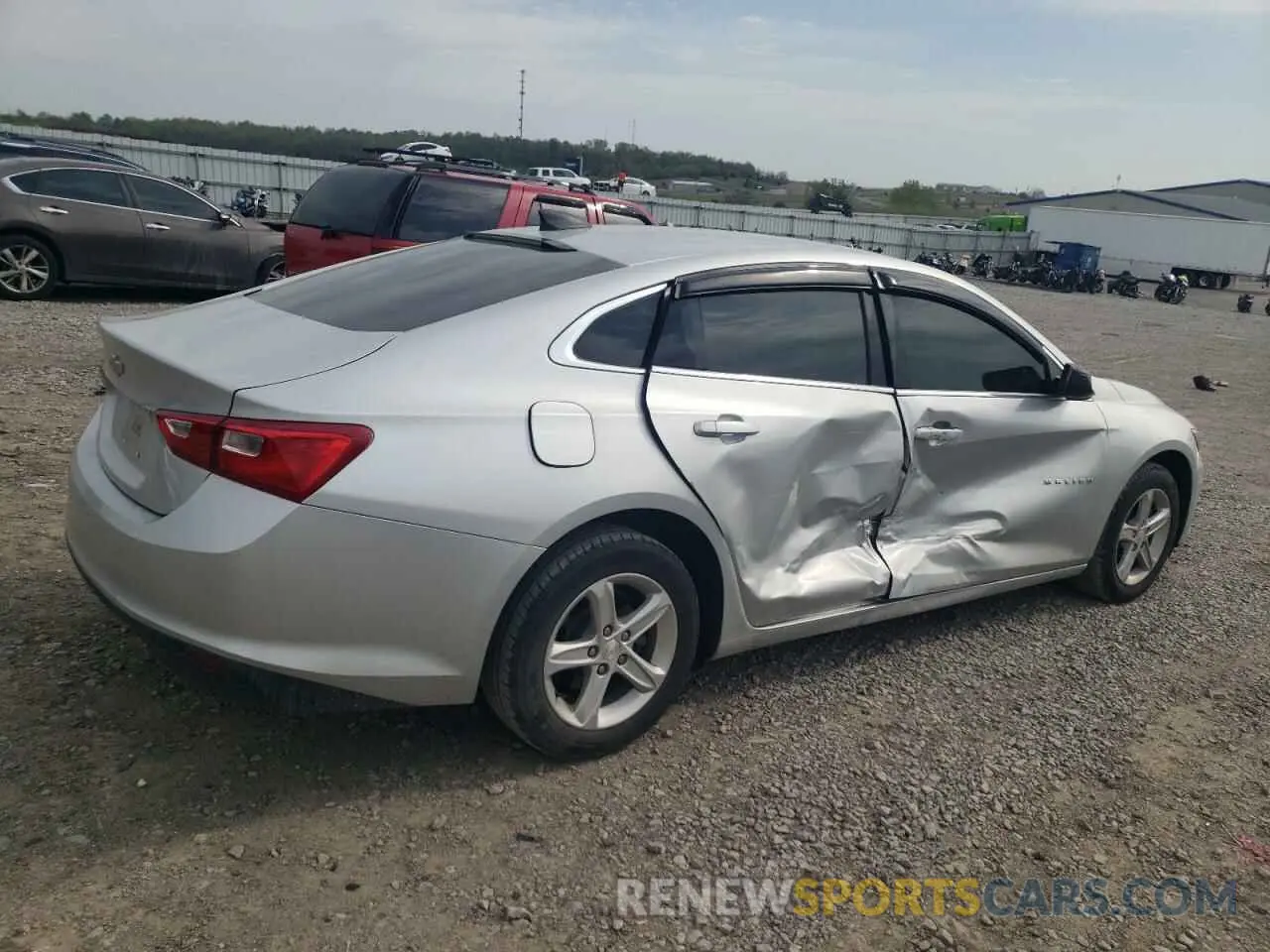 3 Photograph of a damaged car 1G1ZB5ST6LF104881 CHEVROLET MALIBU 2020