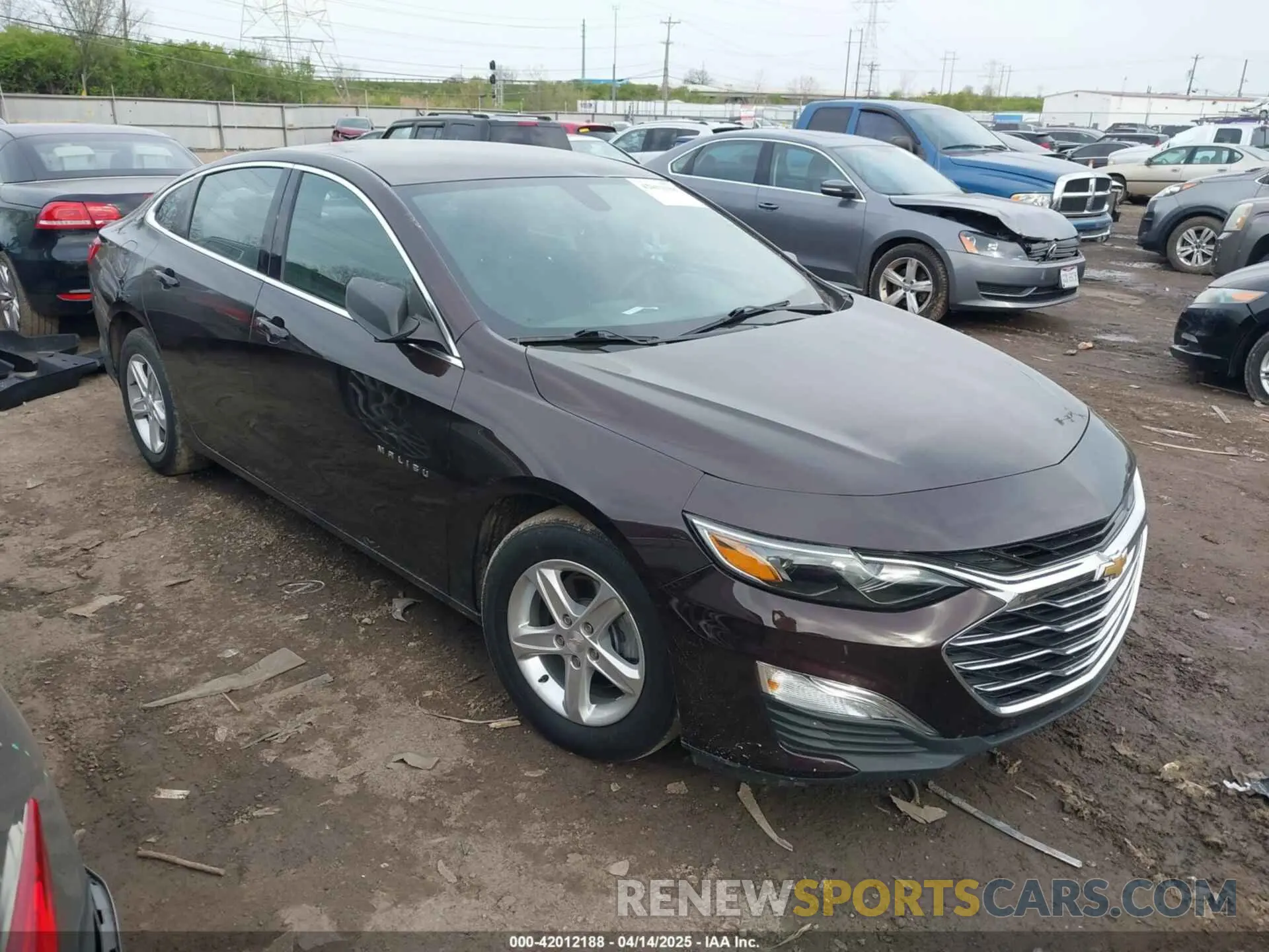 1 Photograph of a damaged car 1G1ZB5ST6LF127402 CHEVROLET MALIBU 2020