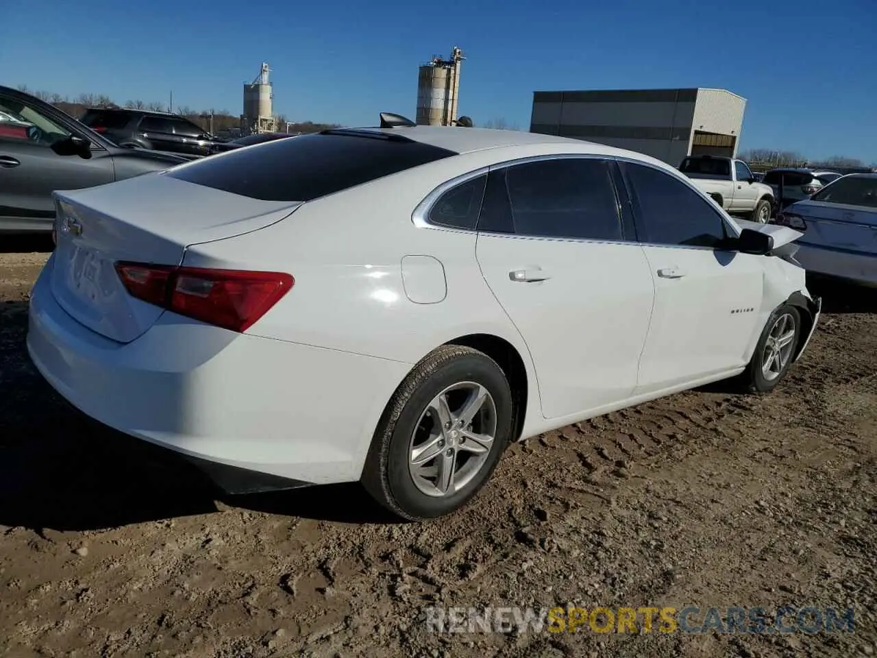 3 Photograph of a damaged car 1G1ZB5ST7LF000805 CHEVROLET MALIBU 2020