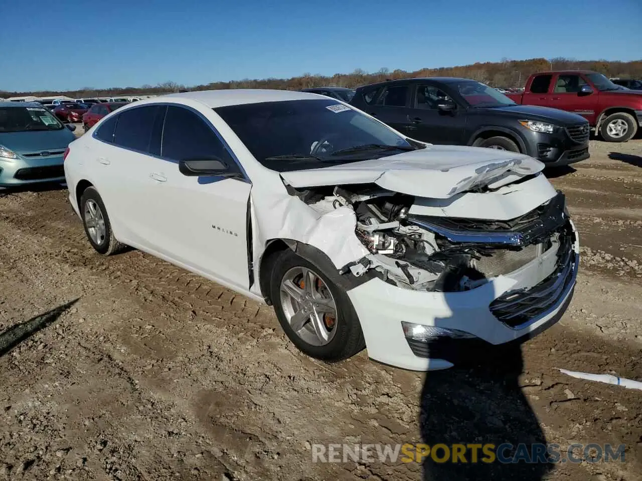 4 Photograph of a damaged car 1G1ZB5ST7LF000805 CHEVROLET MALIBU 2020