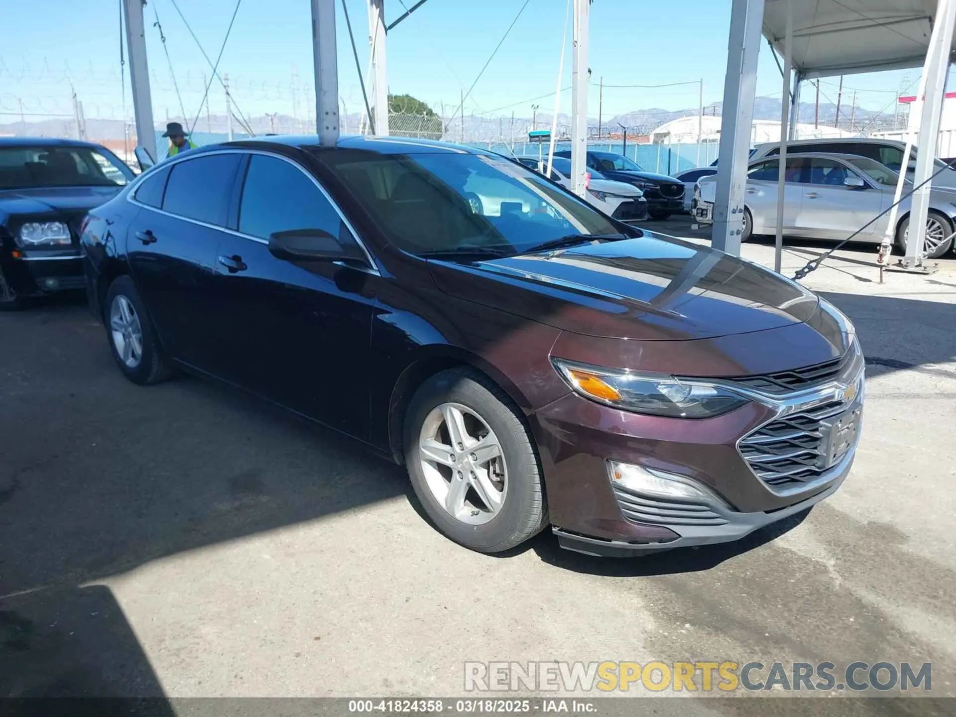 1 Photograph of a damaged car 1G1ZB5ST7LF026126 CHEVROLET MALIBU 2020