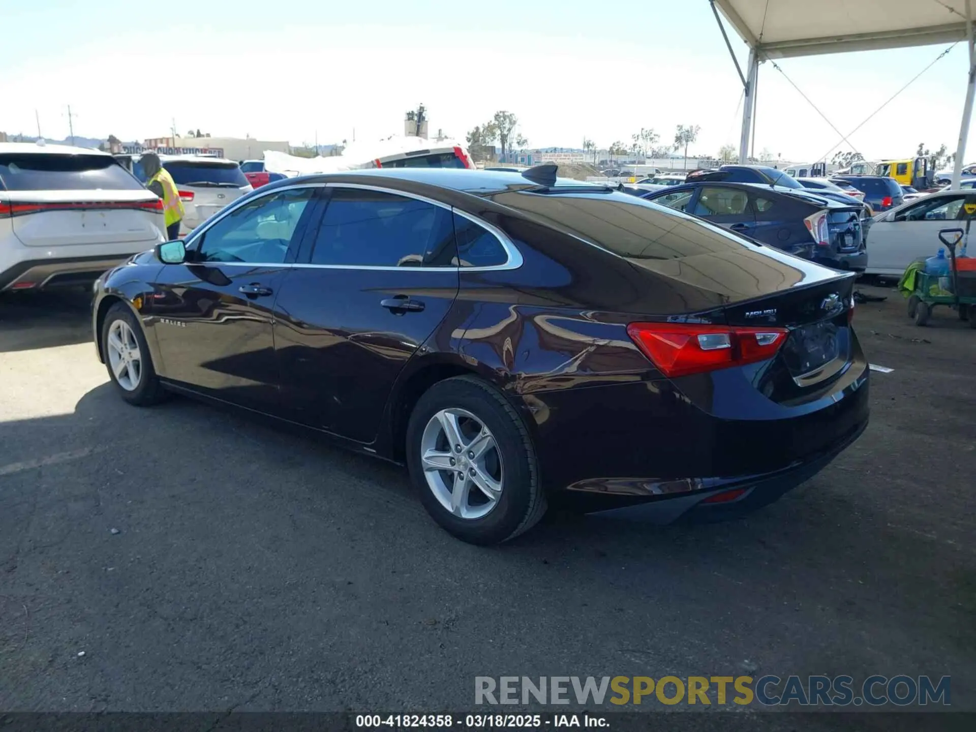 3 Photograph of a damaged car 1G1ZB5ST7LF026126 CHEVROLET MALIBU 2020
