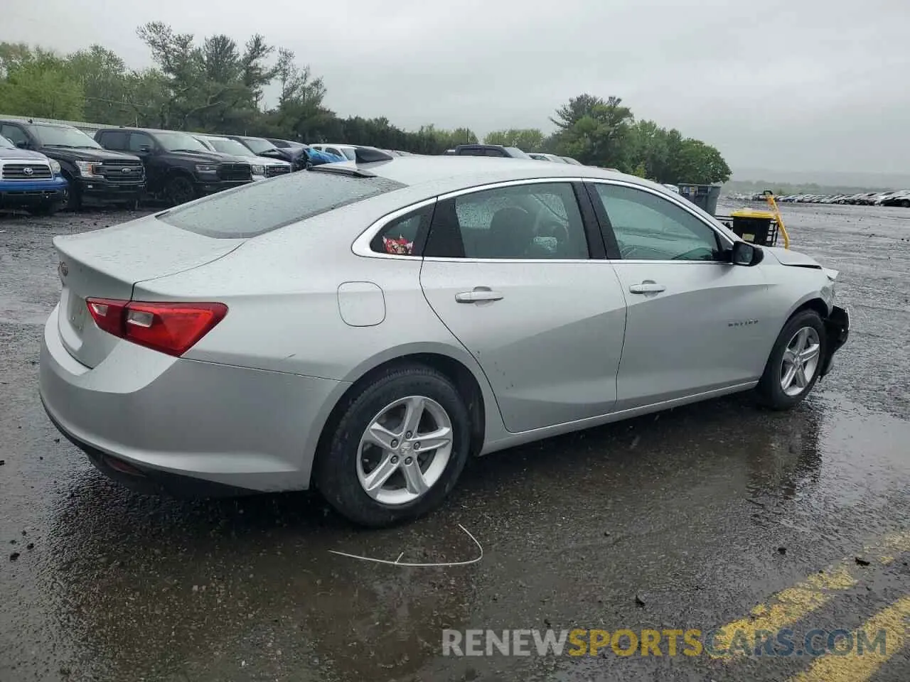 3 Photograph of a damaged car 1G1ZB5ST7LF074192 CHEVROLET MALIBU 2020