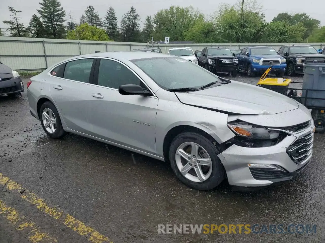 4 Photograph of a damaged car 1G1ZB5ST7LF074192 CHEVROLET MALIBU 2020
