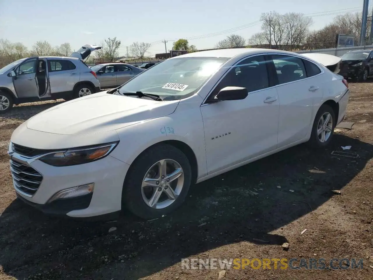 1 Photograph of a damaged car 1G1ZB5ST7LF120362 CHEVROLET MALIBU 2020