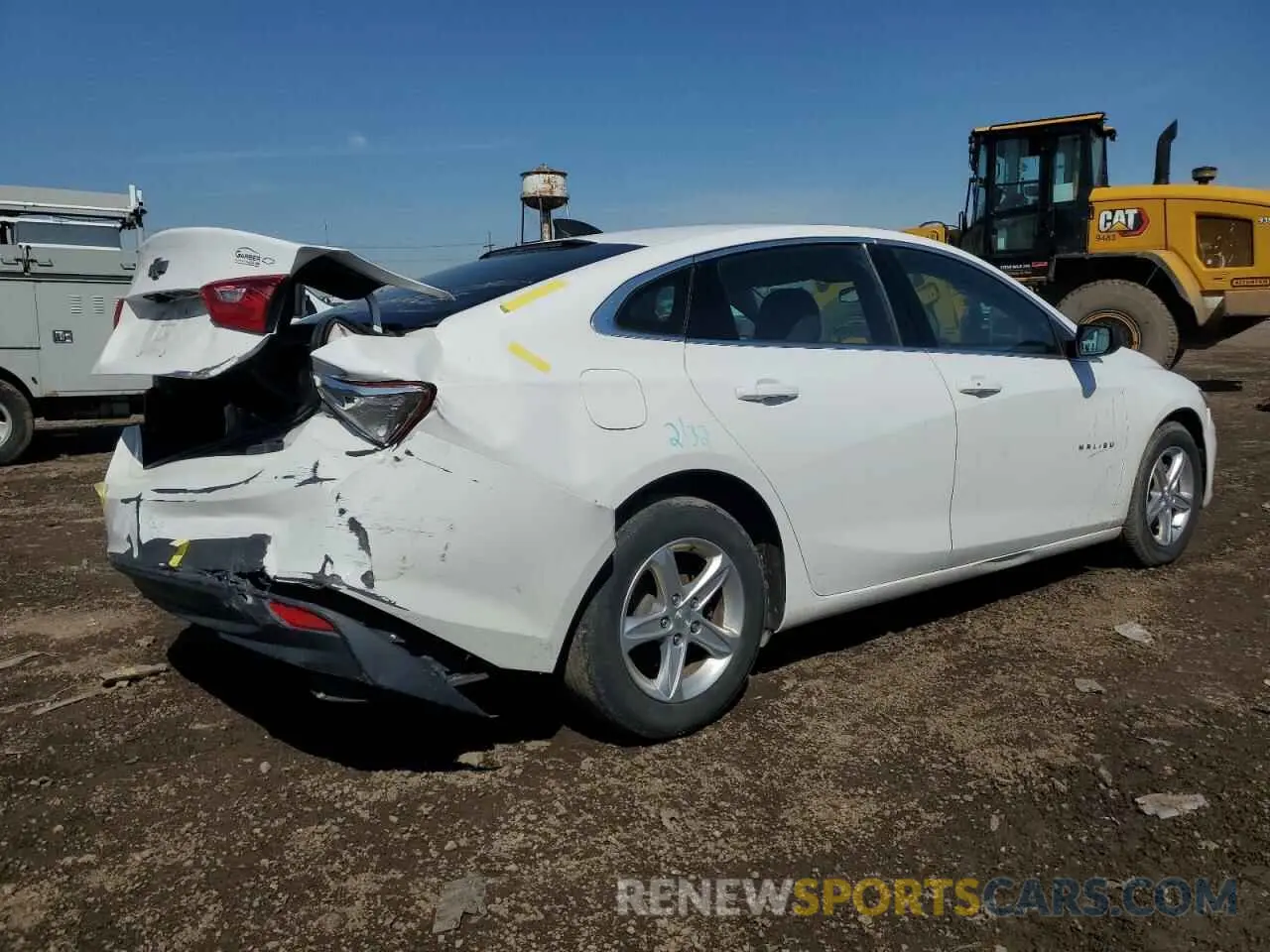 3 Photograph of a damaged car 1G1ZB5ST7LF120362 CHEVROLET MALIBU 2020
