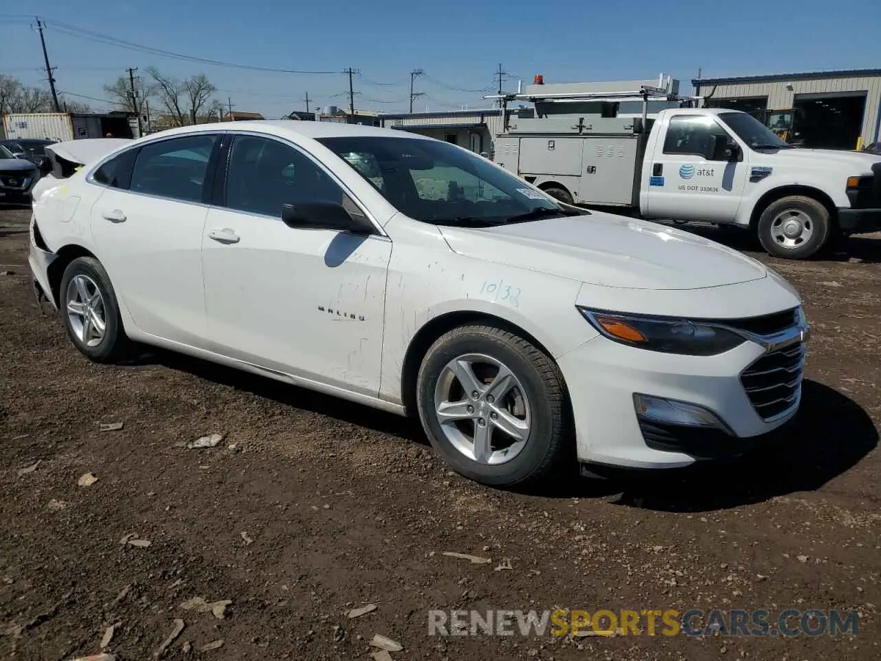 4 Photograph of a damaged car 1G1ZB5ST7LF120362 CHEVROLET MALIBU 2020