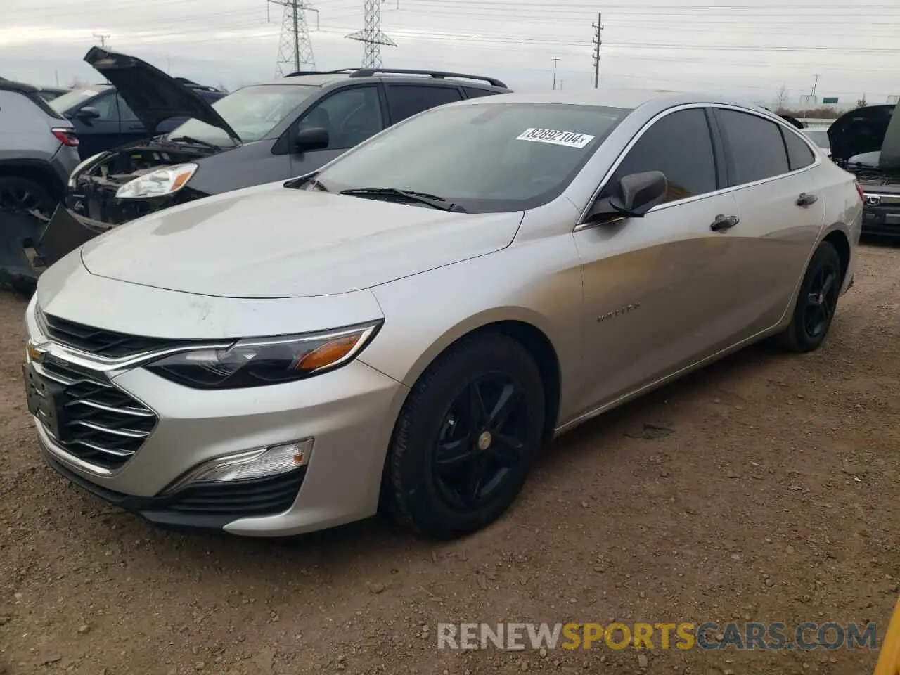 1 Photograph of a damaged car 1G1ZB5ST7LF120524 CHEVROLET MALIBU 2020