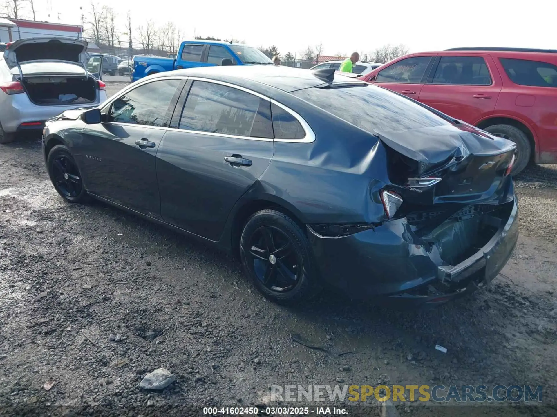 3 Photograph of a damaged car 1G1ZB5ST7LF148582 CHEVROLET MALIBU 2020