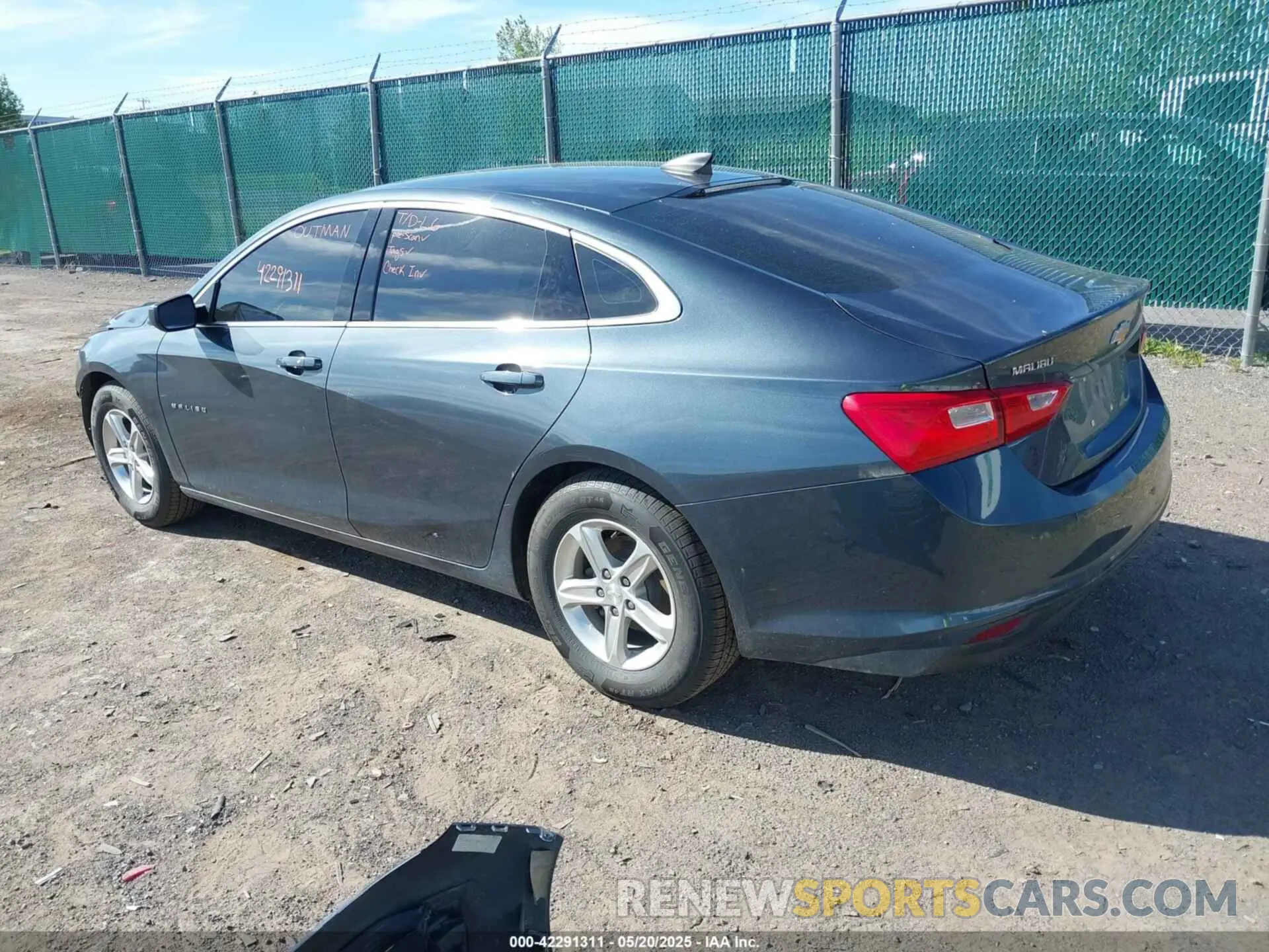 3 Photograph of a damaged car 1G1ZB5ST7LF149151 CHEVROLET MALIBU 2020