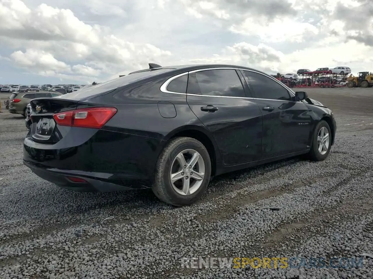 3 Photograph of a damaged car 1G1ZB5ST7LF149571 CHEVROLET MALIBU 2020
