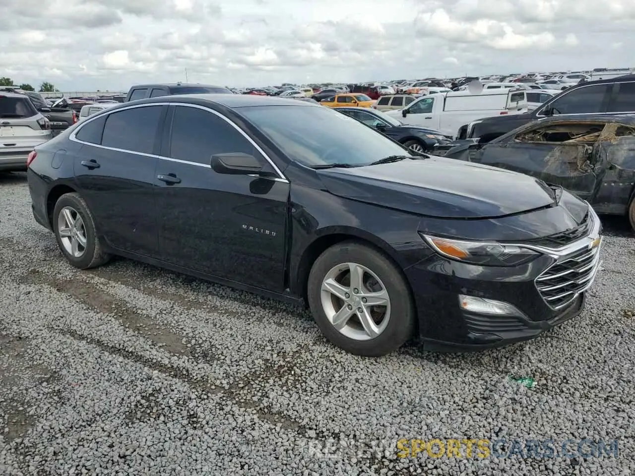 4 Photograph of a damaged car 1G1ZB5ST7LF149571 CHEVROLET MALIBU 2020