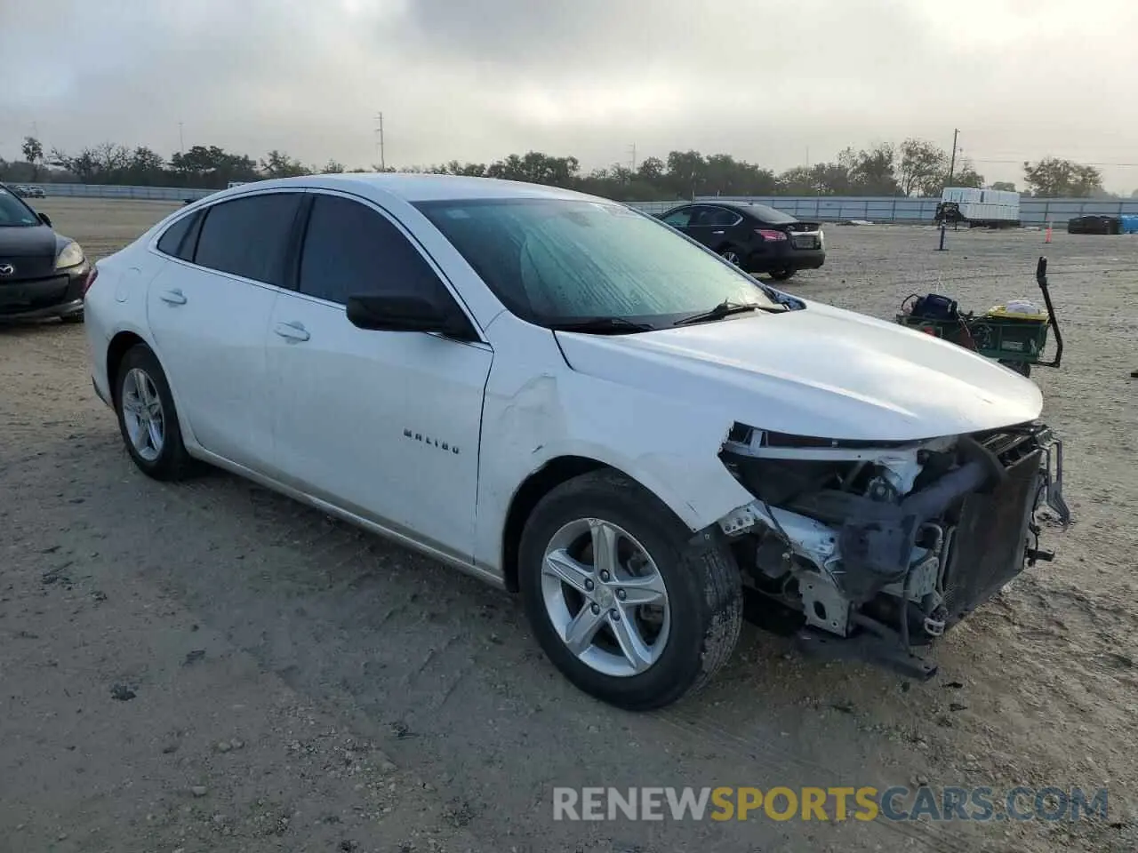 4 Photograph of a damaged car 1G1ZB5ST7LF150560 CHEVROLET MALIBU 2020