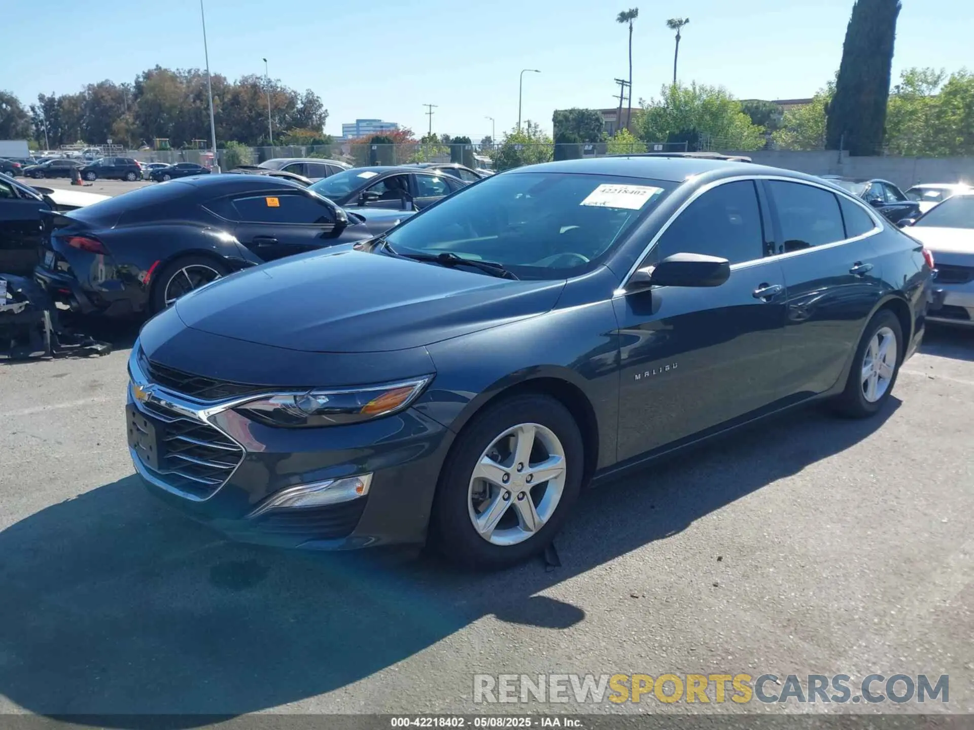 2 Photograph of a damaged car 1G1ZB5ST7LF157427 CHEVROLET MALIBU 2020