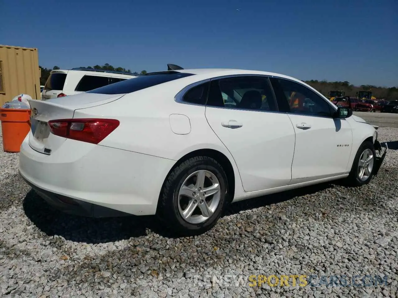3 Photograph of a damaged car 1G1ZB5ST7LF158173 CHEVROLET MALIBU 2020